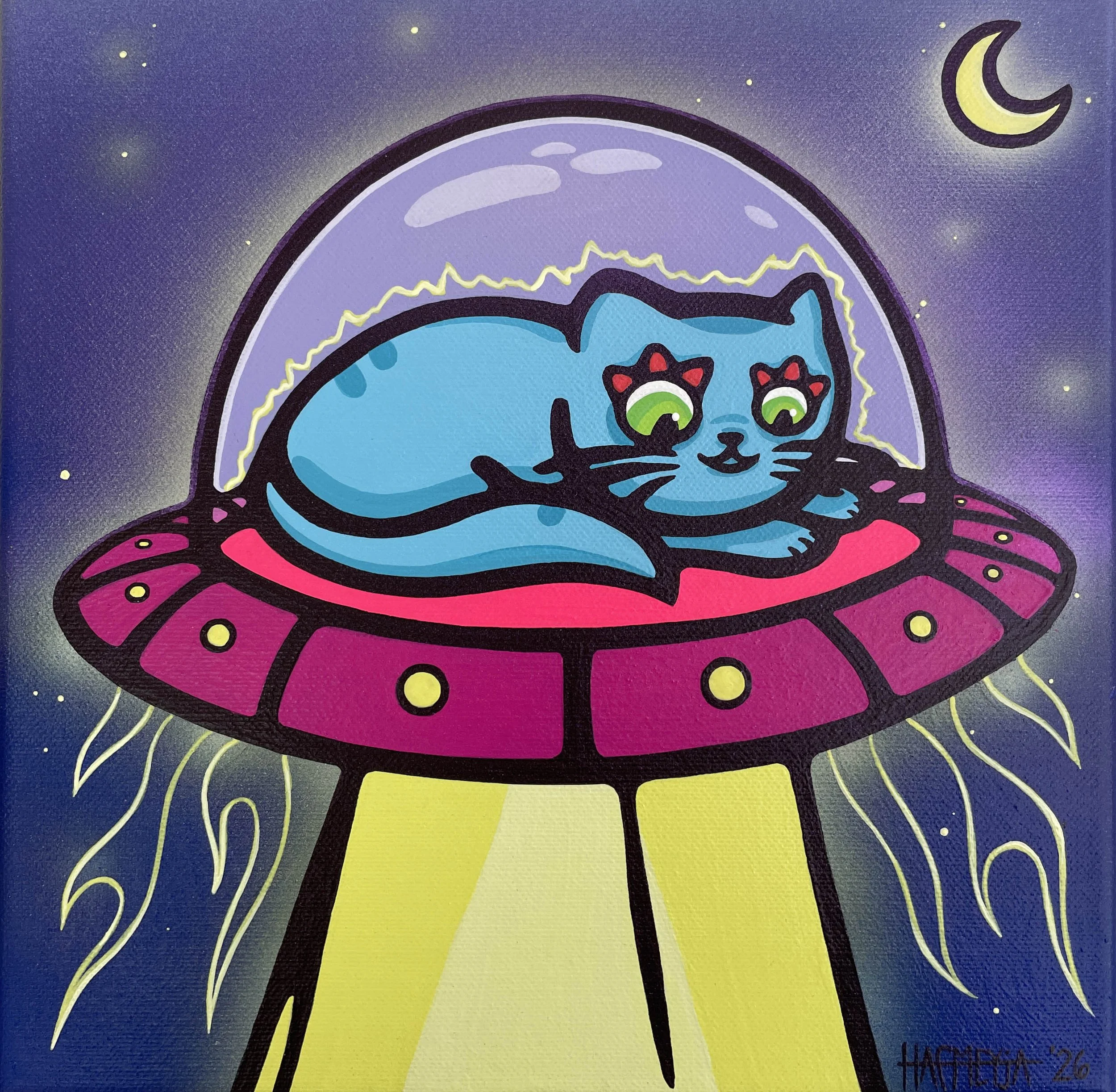 "Going Home" 25x25 cm