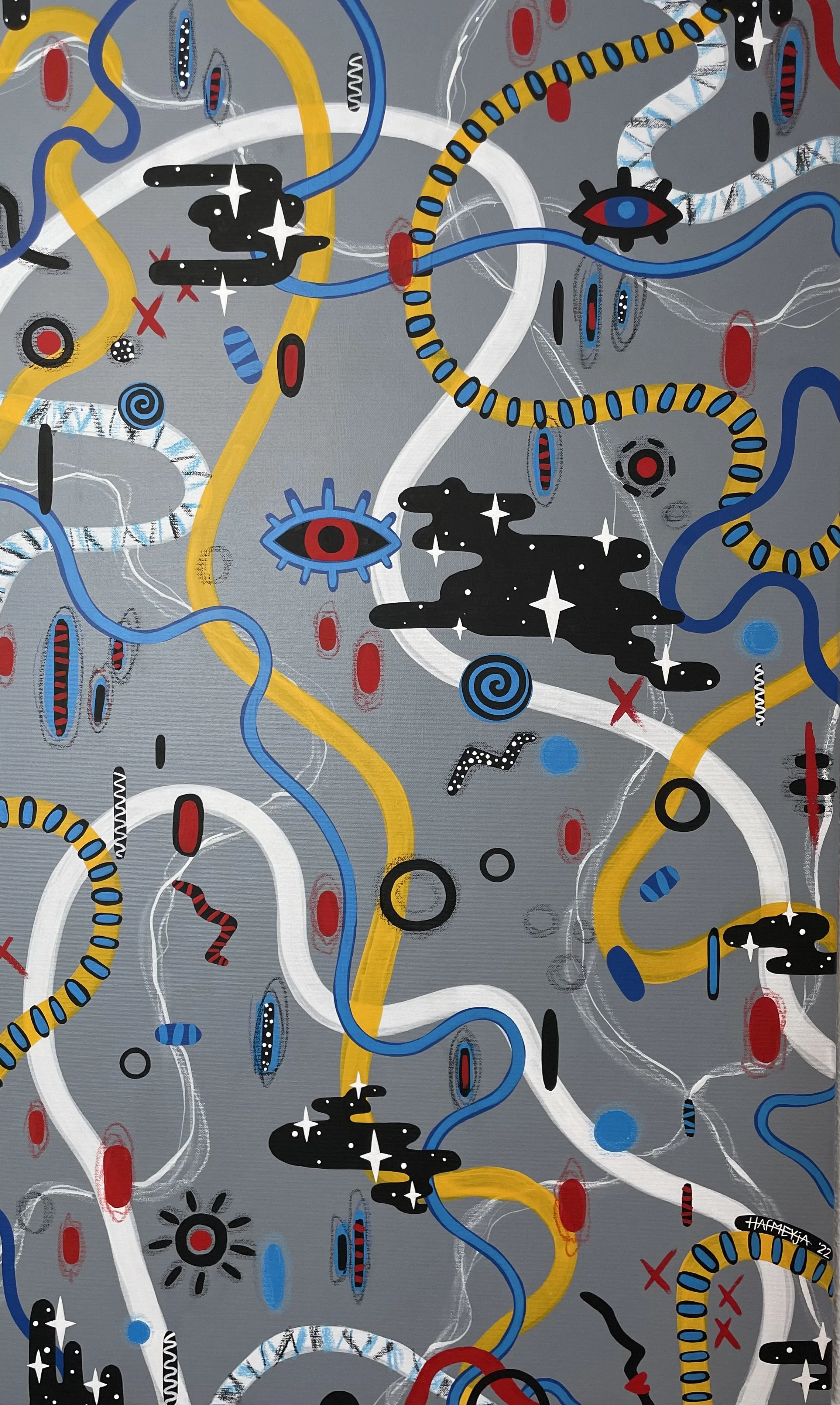 "Going for a ride" 60x100 cm