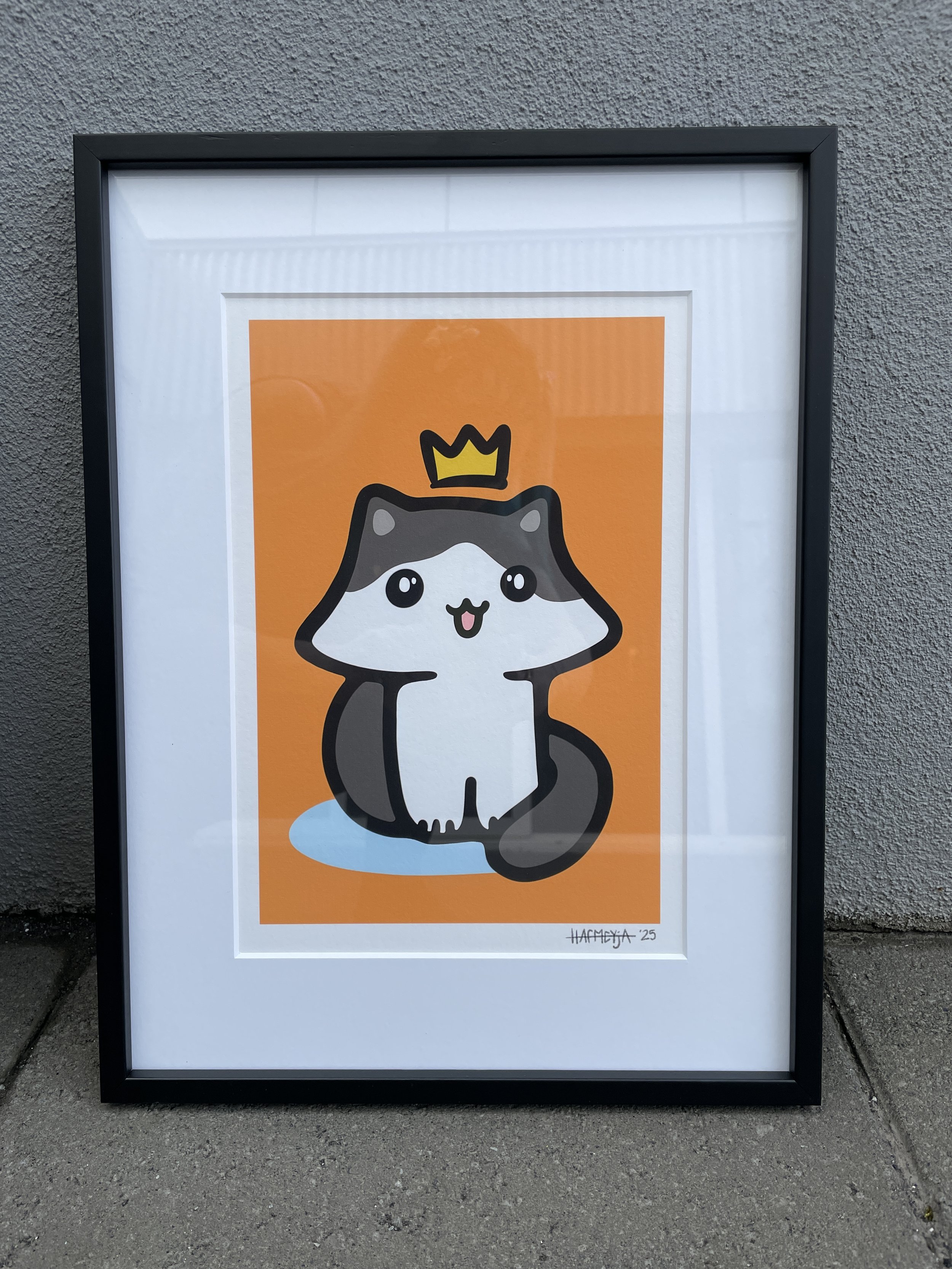 Framed Art Print "King of Hagkaup"
