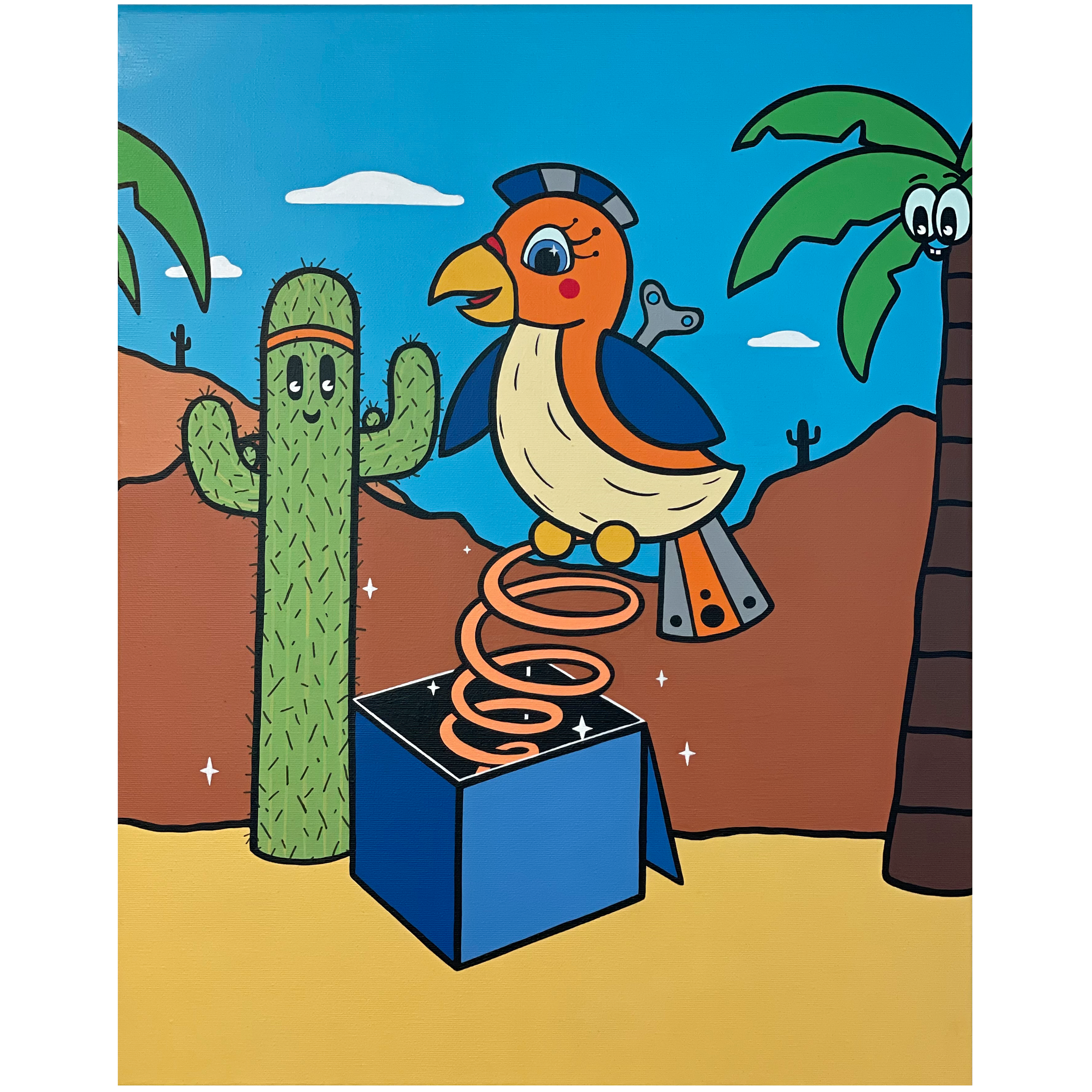 "Surprise!" 40x50 cm