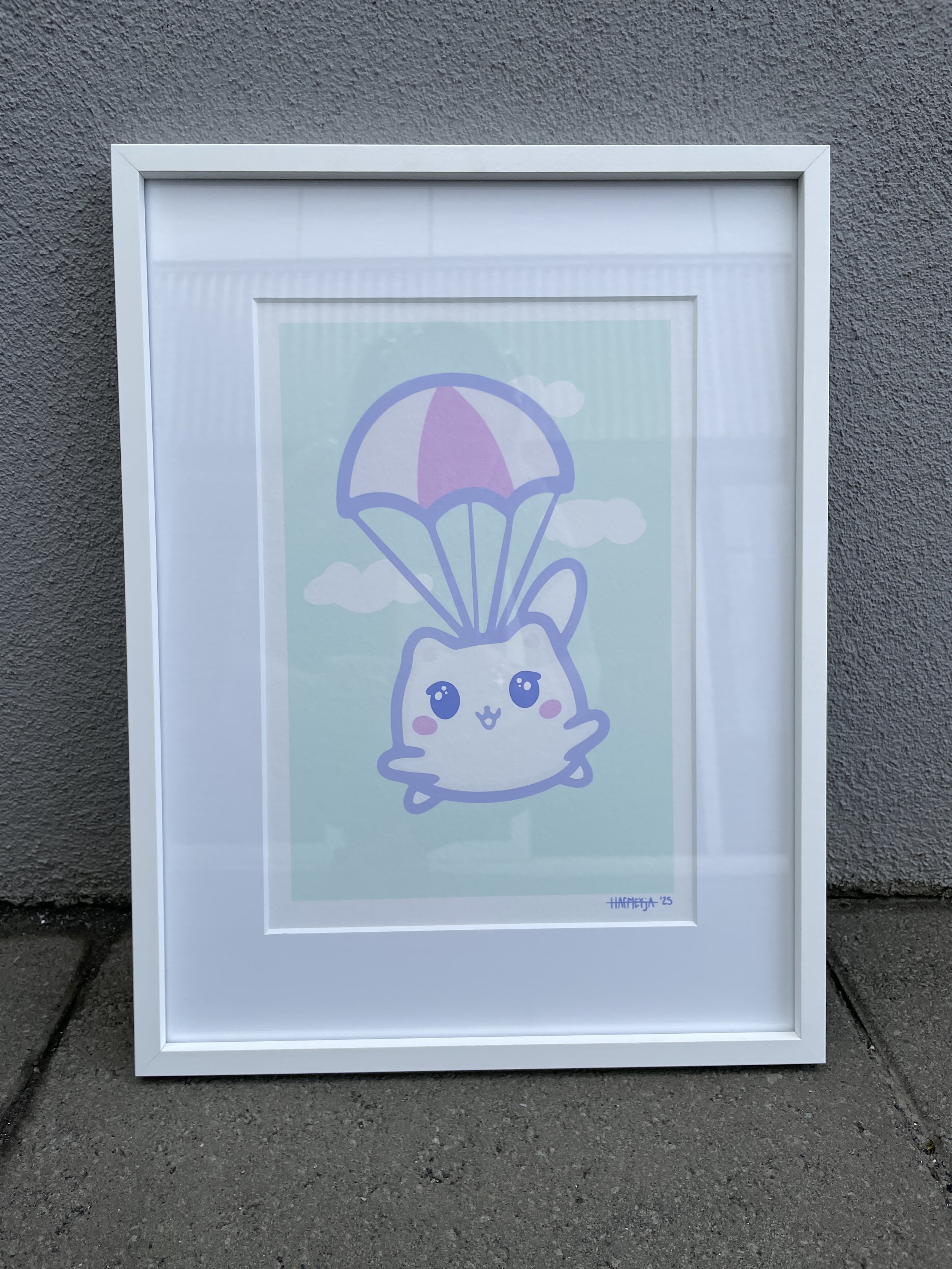 Framed Art Print "Brave Girl"