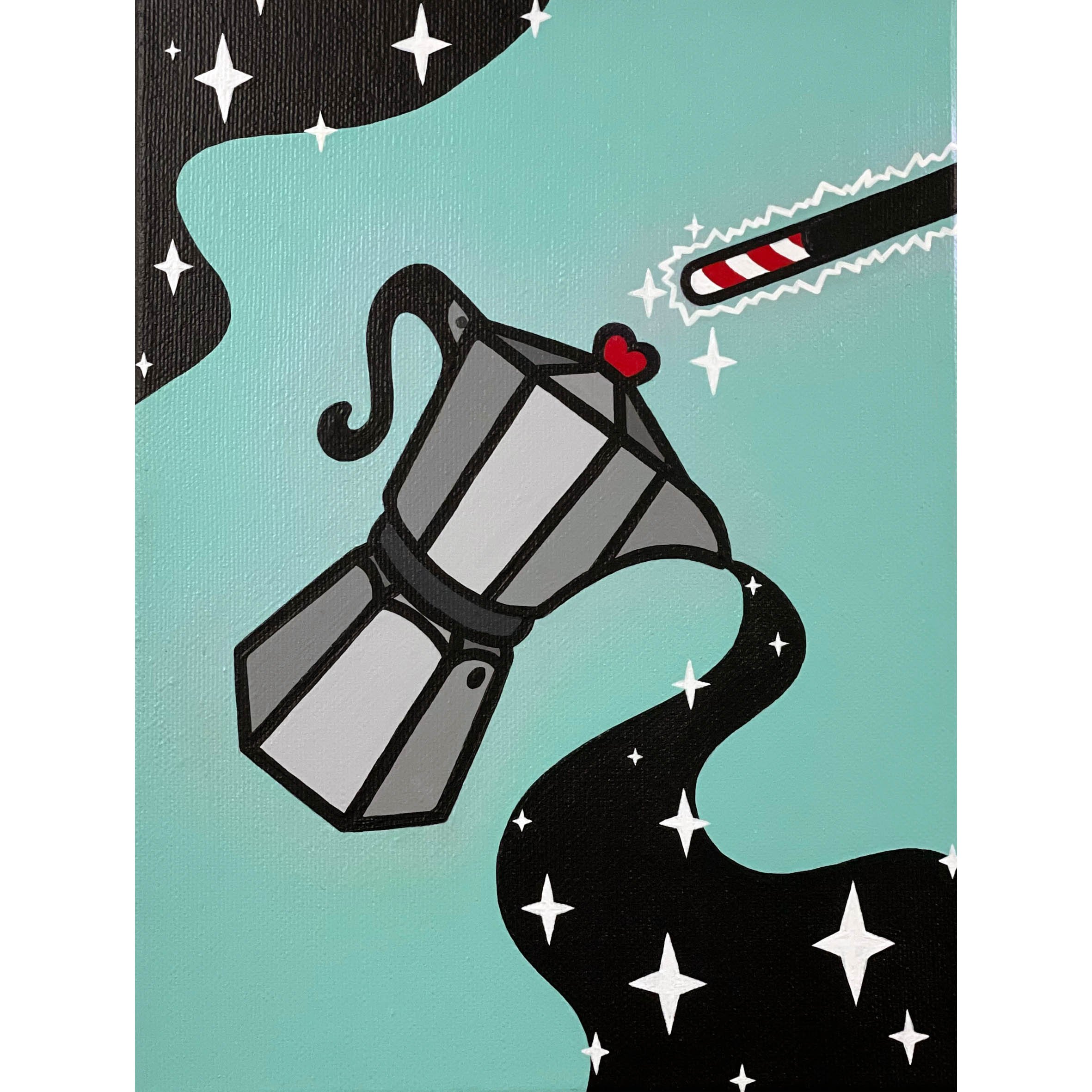 SOLD! "Little helper" 18x24 cm