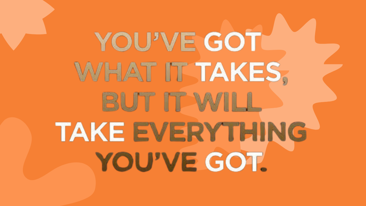 Practicing what I Preach:   The Struggle is Real