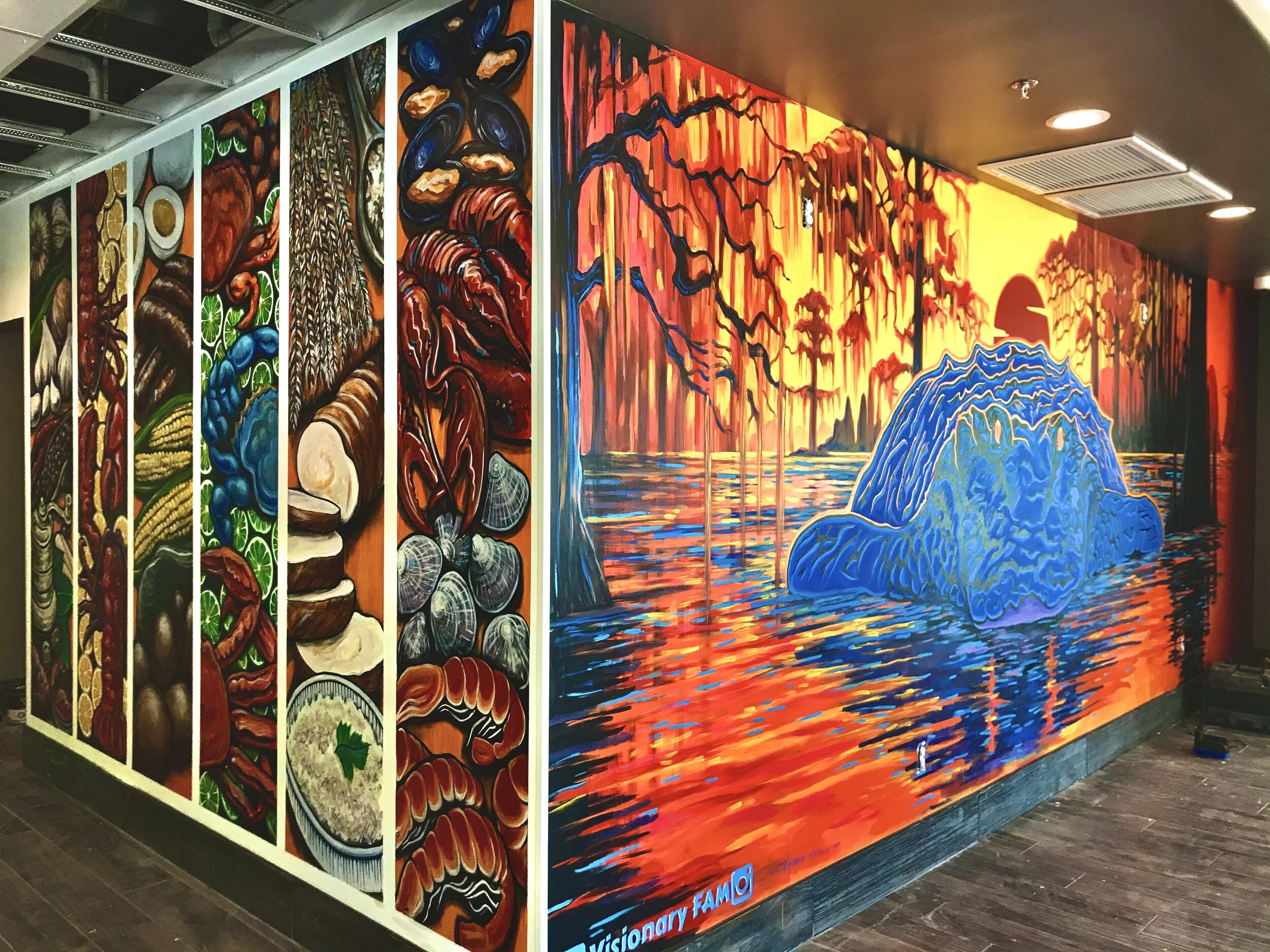 Swamp Boil Mural / Visionary FAM
Urban Art Gainesville, Fl
Street Art Gainesville, Fl
Mural Art Gainesville, Fl
Mural Artist Gainesville, Fl
Hand Painted Signs Gainesville, Fl
Fine Art Gainesville, Fl
Hand Painted Signs, Mural, Street Art, Fine Art,