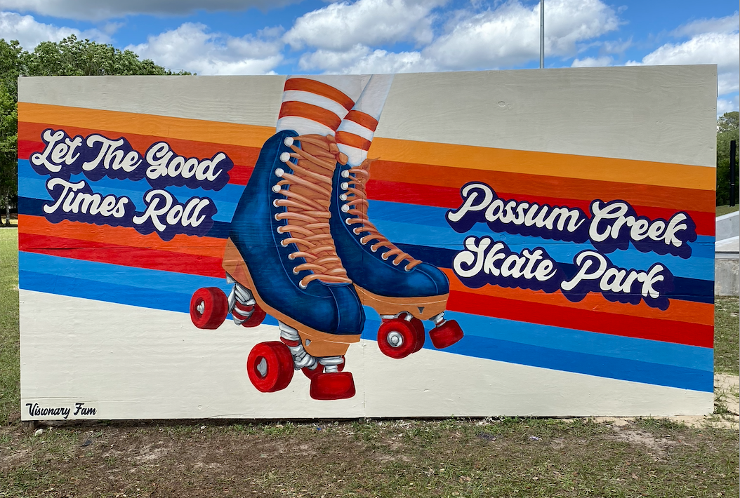 Possum Creek Skate Park — Visionary FAM Urban Art Public Artists.