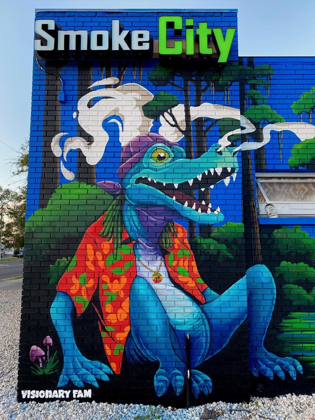 Smoke City
Urban Art Gainesville, Fl
Street Art Gainesville, Fl
Mural Art Gainesville, Fl
Mural Artist Gainesville, Fl
Hand Painted Signs Gainesville, Fl
Fine Art Gainesville, Fl
Hand Painted, Signs Mural, Street Art, Fine Art, Mural Artist, Visionar