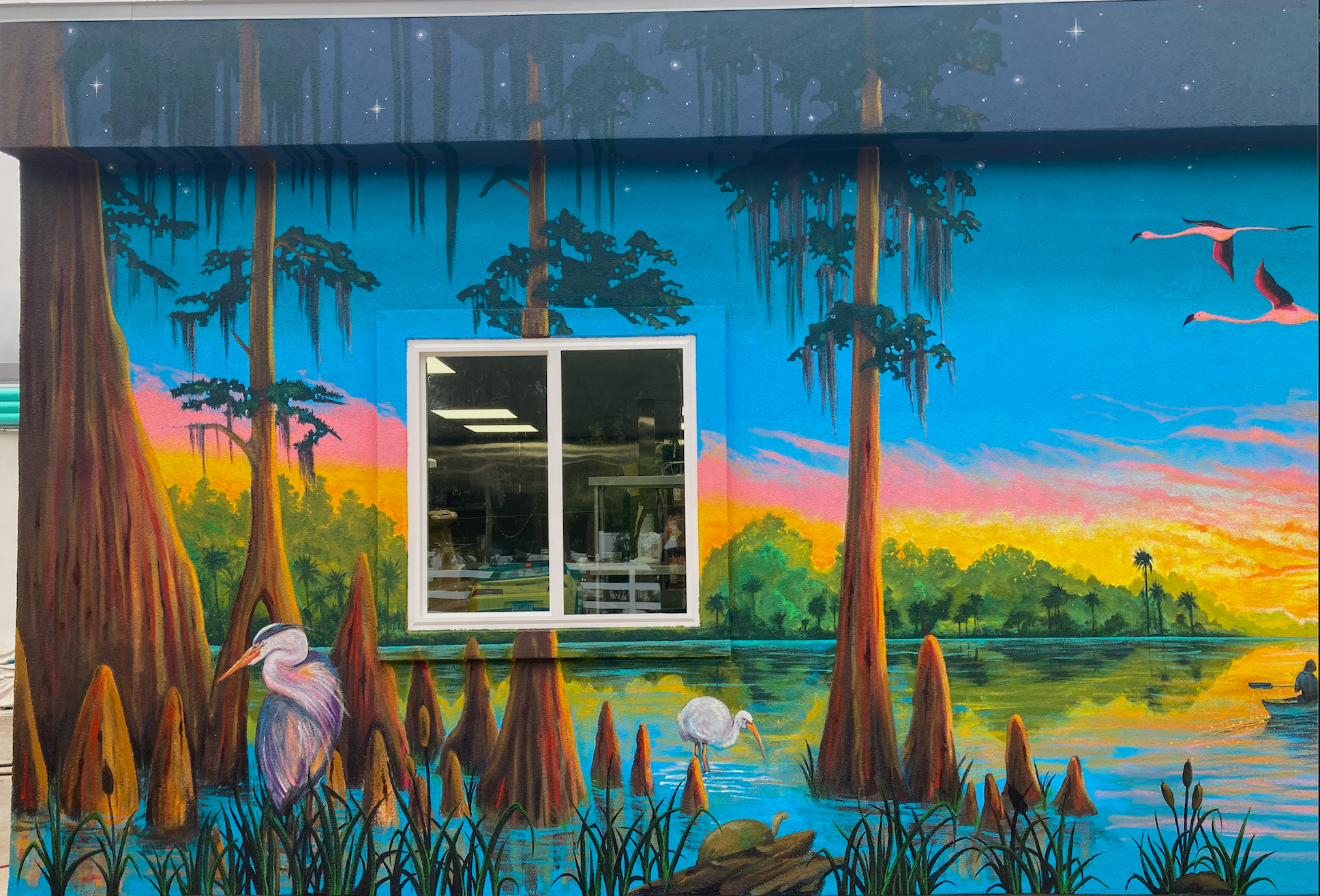 "Big Dan" / Pink Flamingo Diner / Visionary FAM 
Urban Art Gainesville, Fl
Street Art Gainesville, Fl
Mural Art Gainesville, Fl
Mural Artist Gainesville, Fl
Hand Painted Signs Gainesville, Fl
Fine Art Gainesville, Fl
Hand Painted, Signs Mural, Street