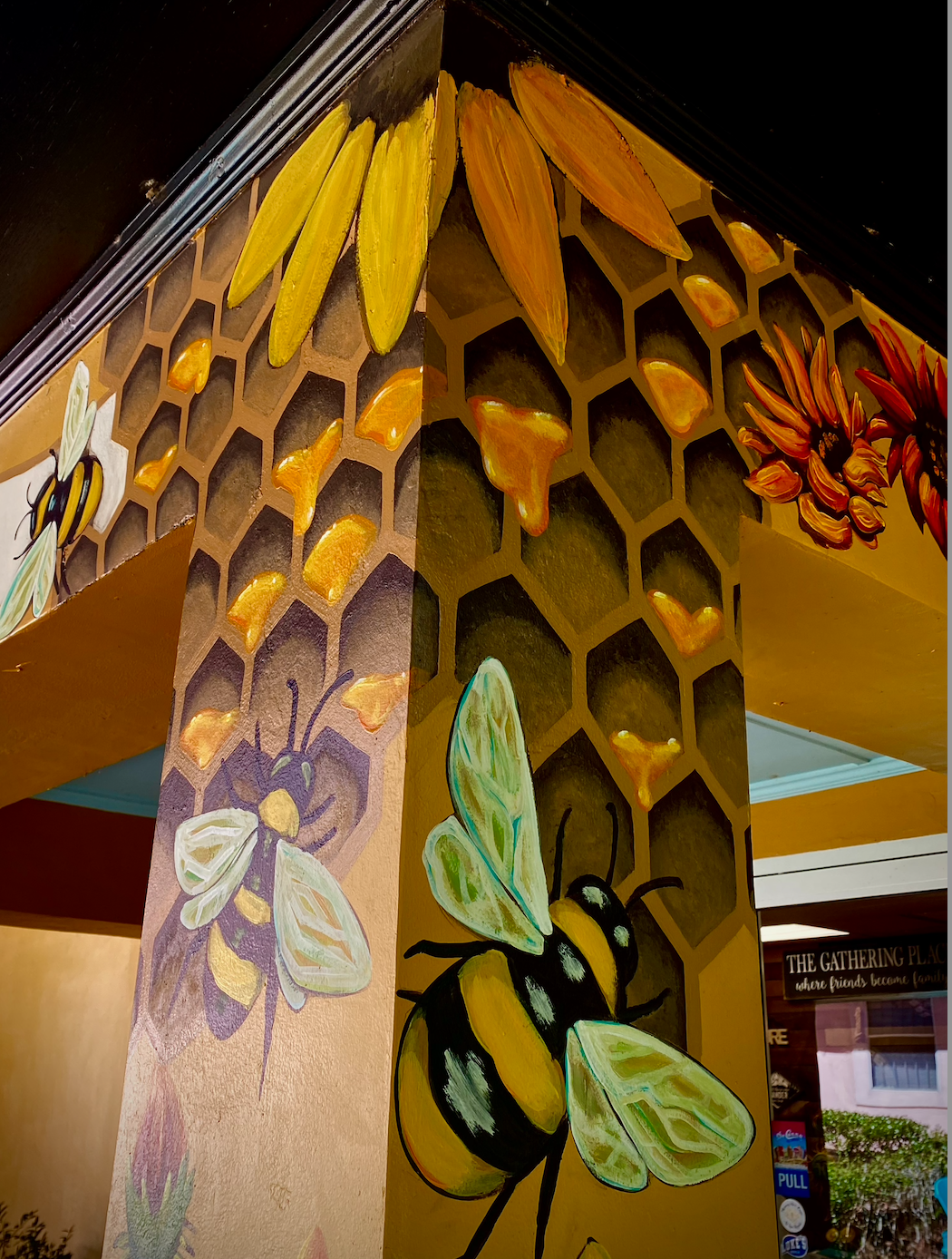Honey Bee Cafe
Urban Art Gainesville, Fl
Street Art Gainesville, Fl
Mural Art Gainesville, Fl
Mural Artist Gainesville, Fl
Hand Painted Signs Gainesville, Fl
Fine Art Gainesville, Fl
Hand Painted, Signs Mural, Street Art, Fine Art, Mural Artist, Visi