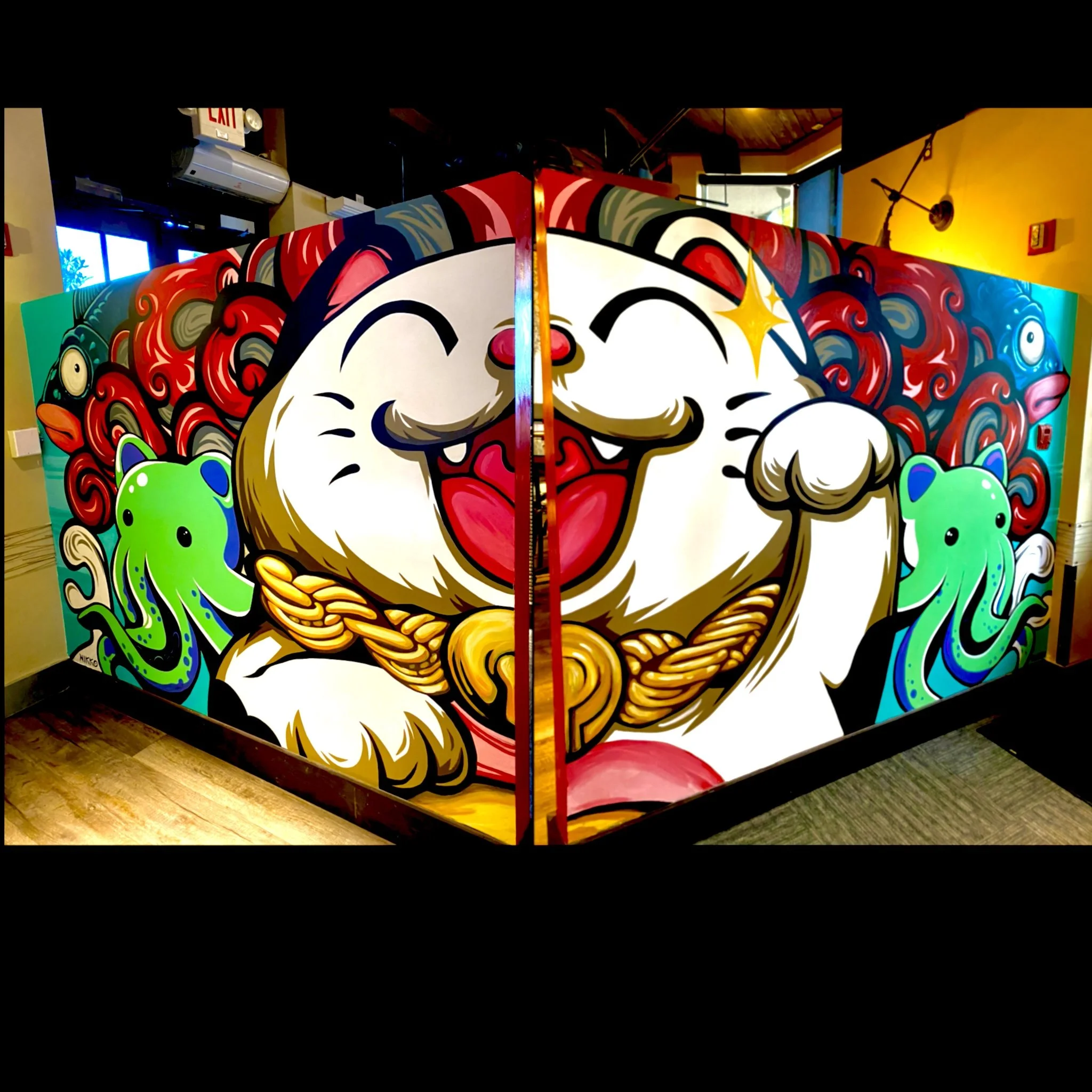 Munecas Taco Grden & Bar
Urban Art Gainesville, Fl
Street Art Gainesville, Fl
Mural Art Gainesville, Fl
Mural Artist Gainesville, Fl
Hand Painted Signs Gainesville, Fl
Fine Art Gainesville, Fl
Hand Painted, Signs Mural, Street Art, Fine Art, Mural Ar