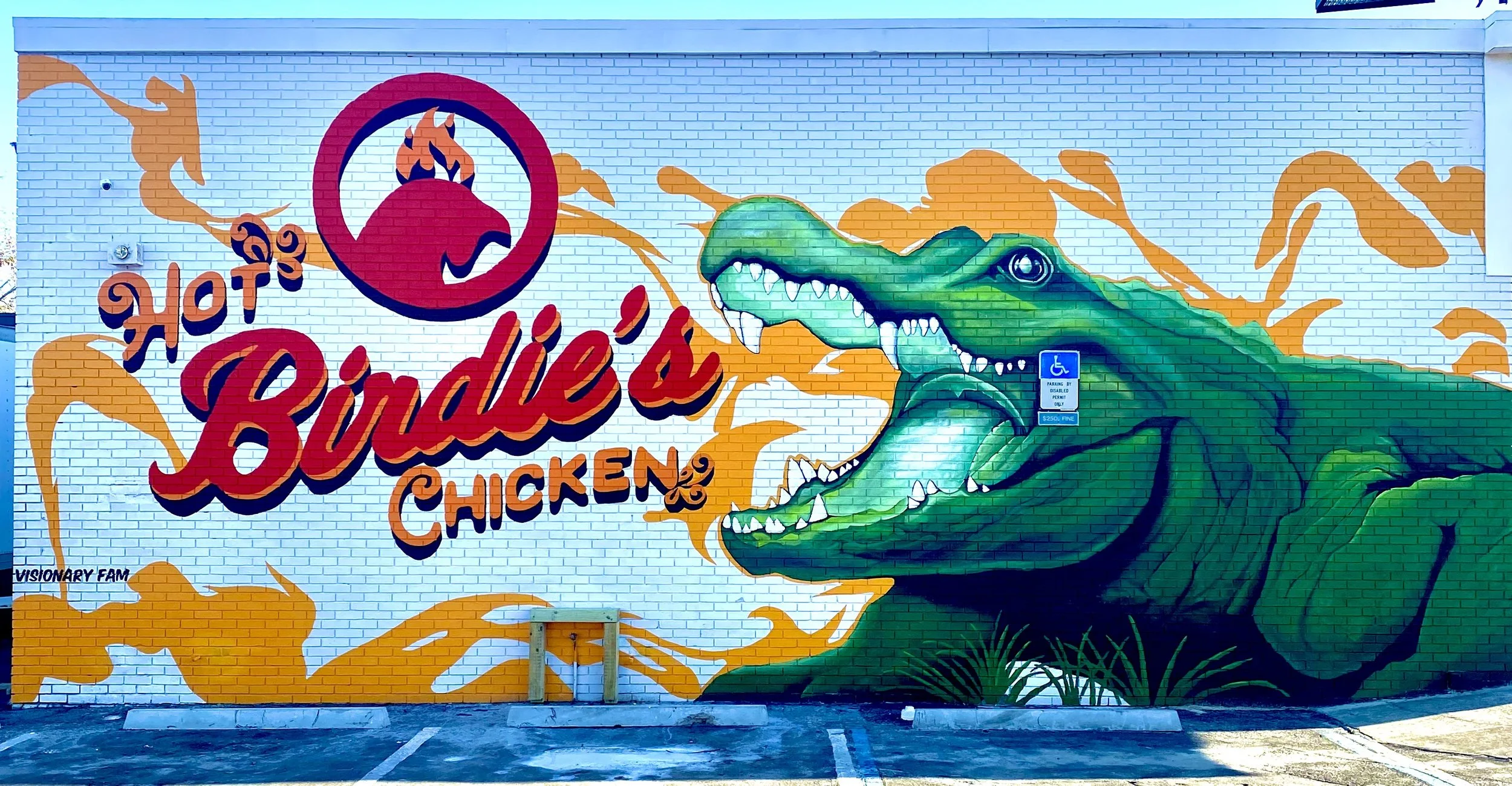 Hot Birdie's Chicken
Urban Art Gainesville, Fl
Street Art Gainesville, Fl
Mural Art Gainesville, Fl
Mural Artist Gainesville, Fl
Hand Painted Signs Gainesville, Fl
Fine Art Gainesville, Fl
Hand Painted, Signs Mural, Street Art, Fine Art, Mural Artist