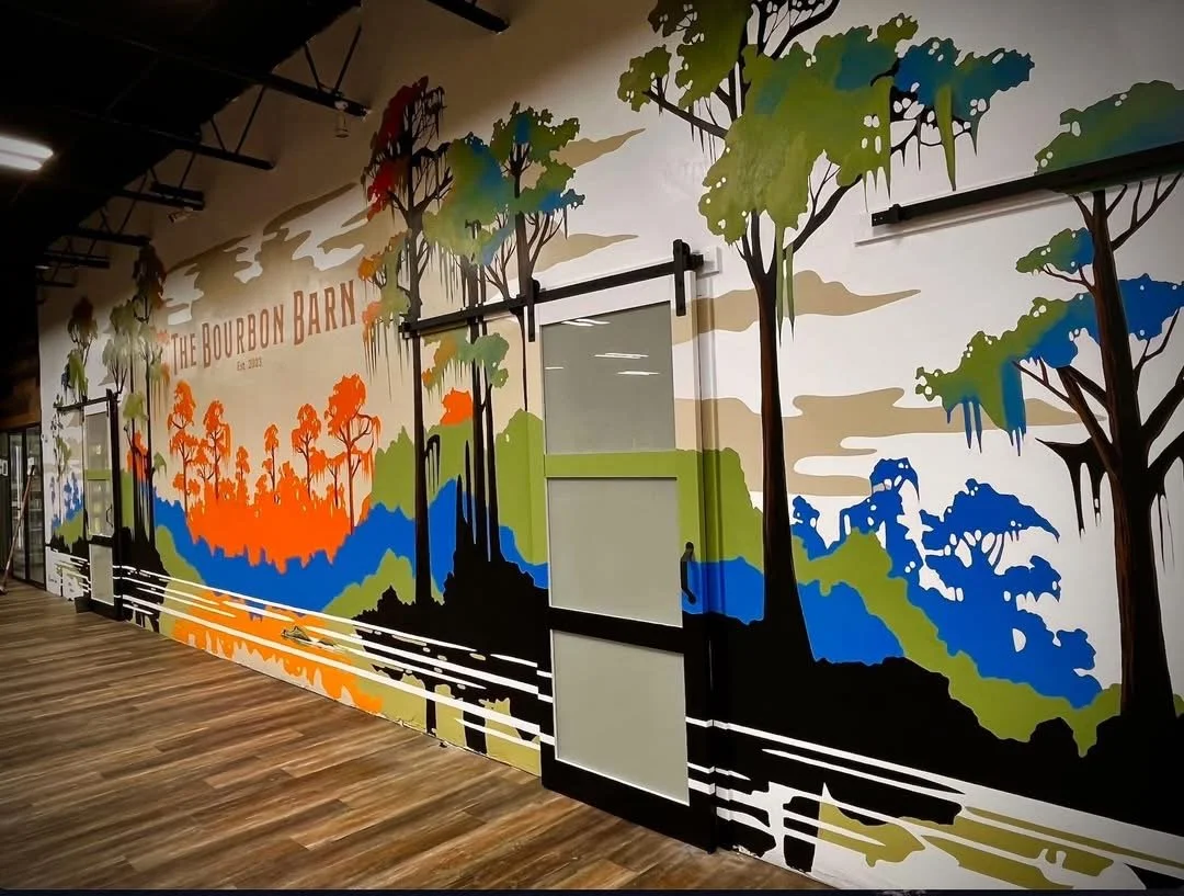 The Bourbon Barn
Urban Art Gainesville, Fl
Street Art Gainesville, Fl
Mural Art Gainesville, Fl
Mural Artist Gainesville, Fl
Hand Painted Signs Gainesville, Fl
Fine Art Gainesville, Fl
Hand Painted, Signs Mural, Street Art, Fine Art, Mural Artist, Vi