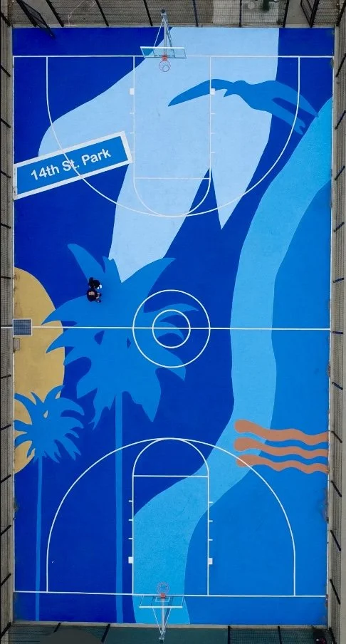 On The Rise Basketball Mural Project