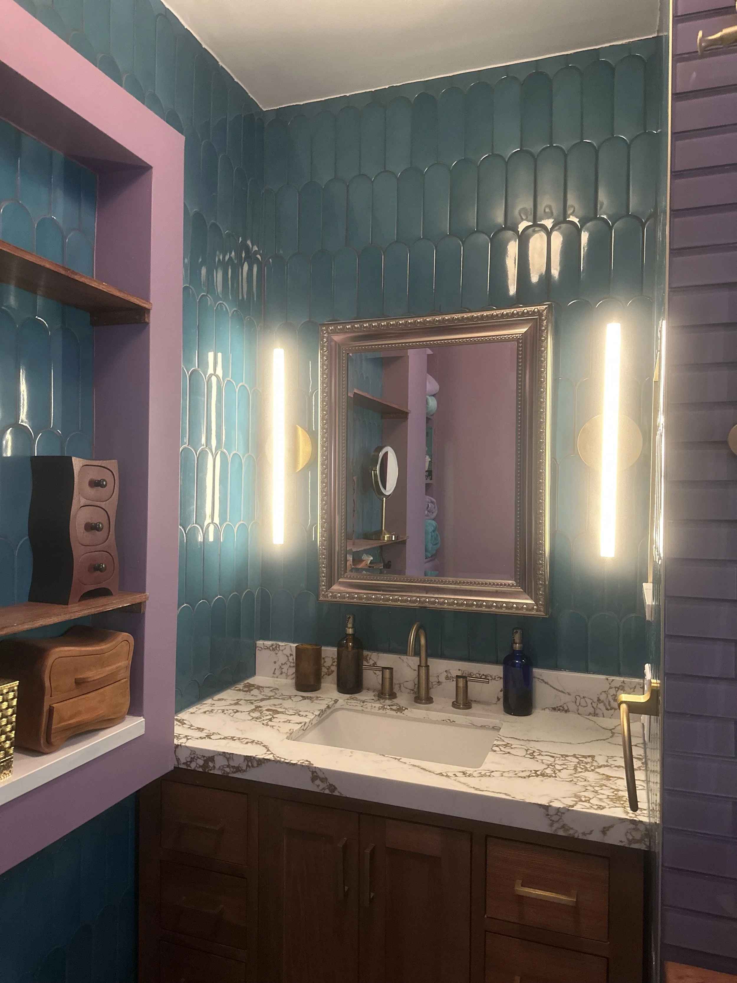 Fun Bathroom Remodel in Edgewater