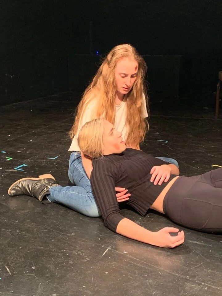 Dress Rehearsal for Henry IV, Part I - Cali Izzi as Prince Hal, Madison Jennings as Harry Percy (Hotspur)