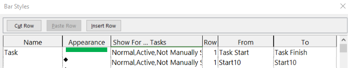 How to add a milestone symbol on a task bar in Microsoft Project