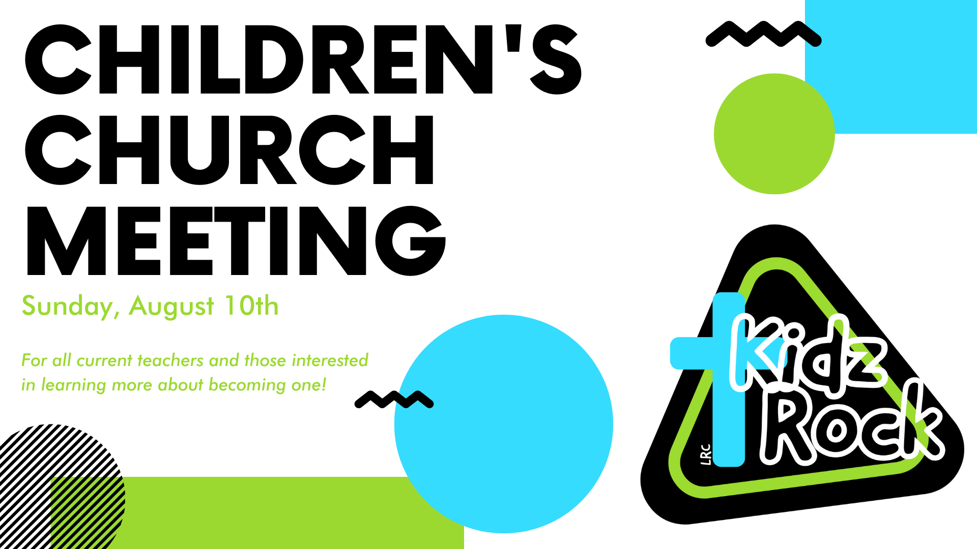 Children's Church Meeting