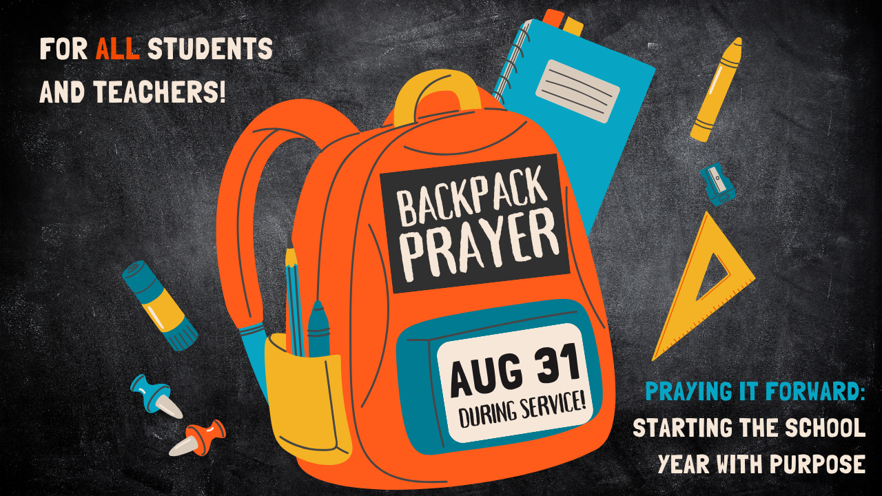 Backpack Prayer