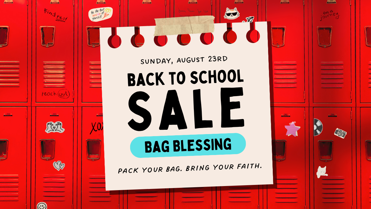Back to School Bag Blessing