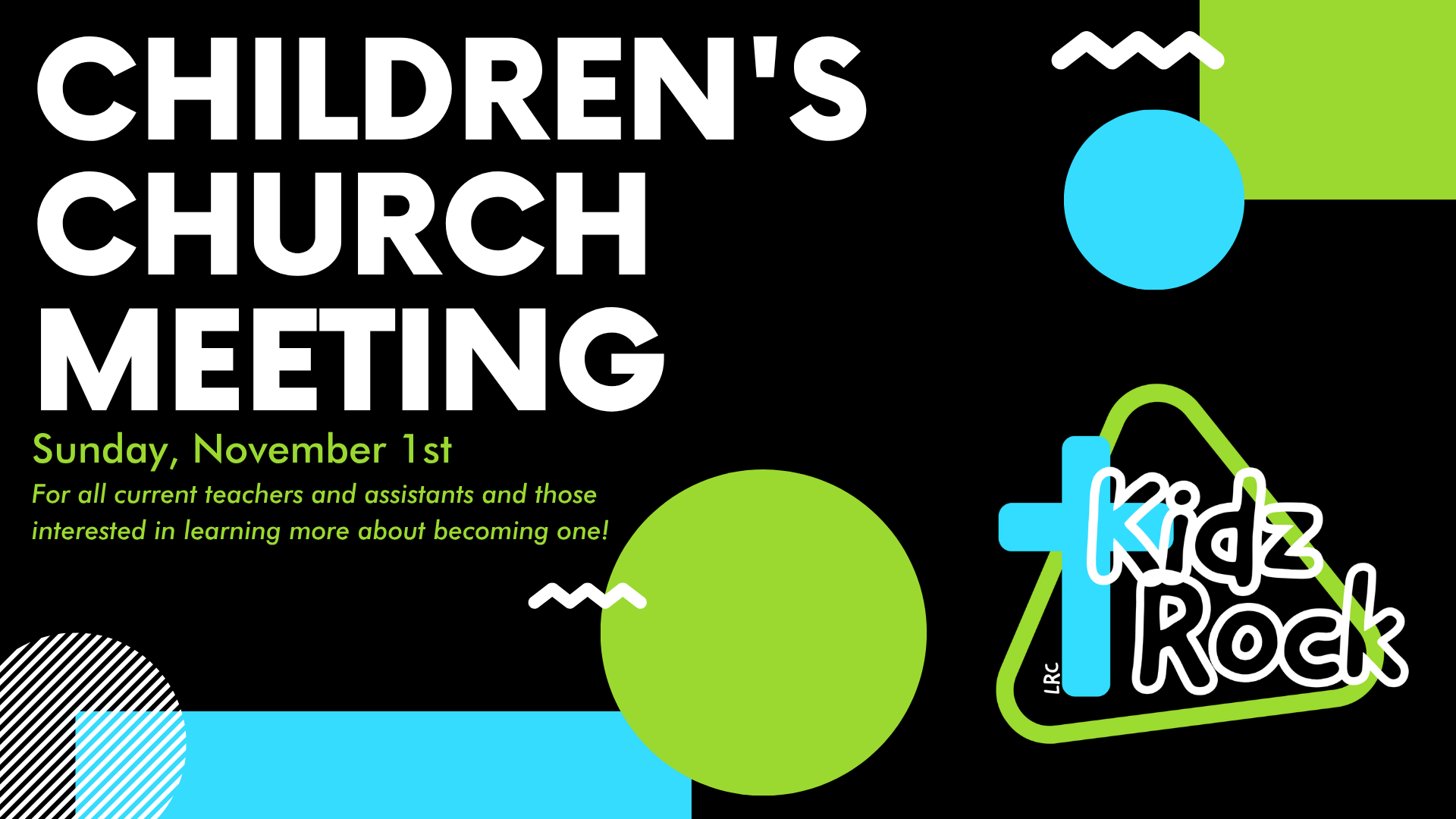 Children's Church Meeting