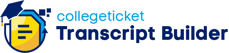 College Ticket Transcript Builder