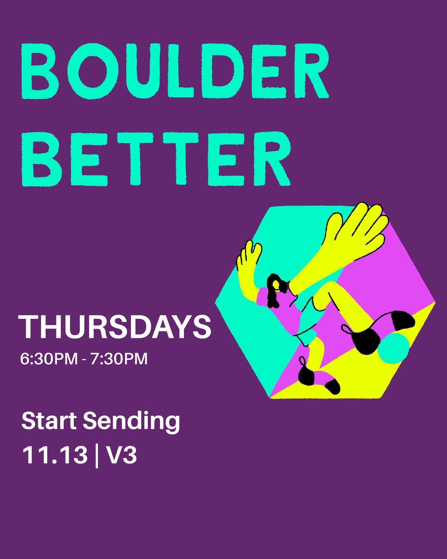 Want to climb harder this November? Let&rsquo;s make it happen. 💪🧗

Join our bouldering class designed to help you move smarter, climb stronger, and level up your technique&mdash;no matter where you're starting from. Each session is tailored to you