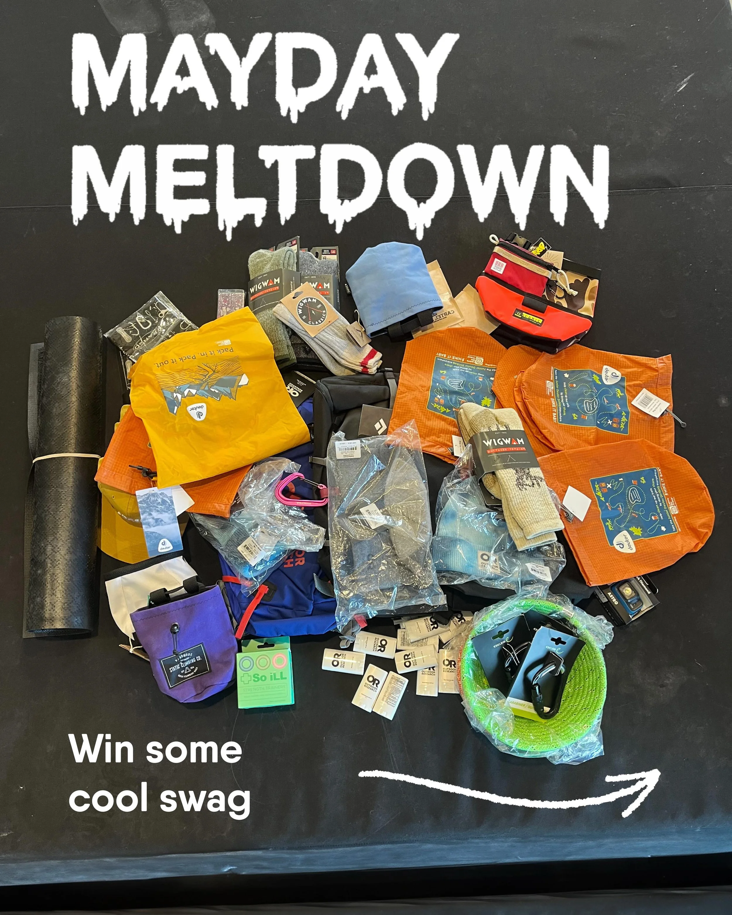 🚨 MAYDAY MELTDOWN is almost here 🧊

Check out just some of the incredible prizes up for grabs at this year&rsquo;s comp 👀 

We&rsquo;re seriously blown away by the support from our amazing sponsors who helped make this prize table absolutely STACK