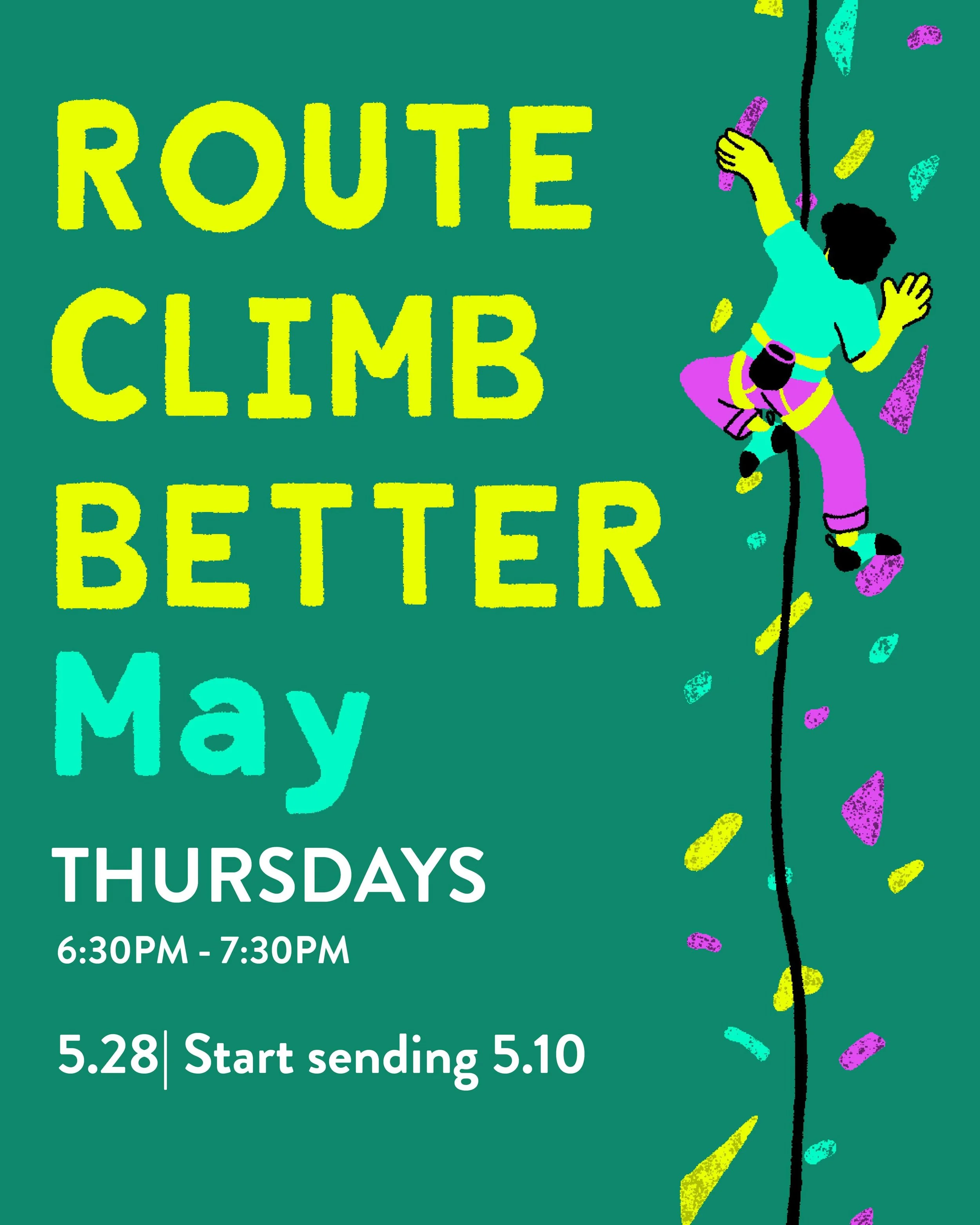 Want to climb smarter, move smoother, and gain more confidence on the wall? 🧗 
This class focuses on intentional movement, efficient technique, and learning how to break down routes before you start climbing. You&rsquo;ll work on body positioning, p