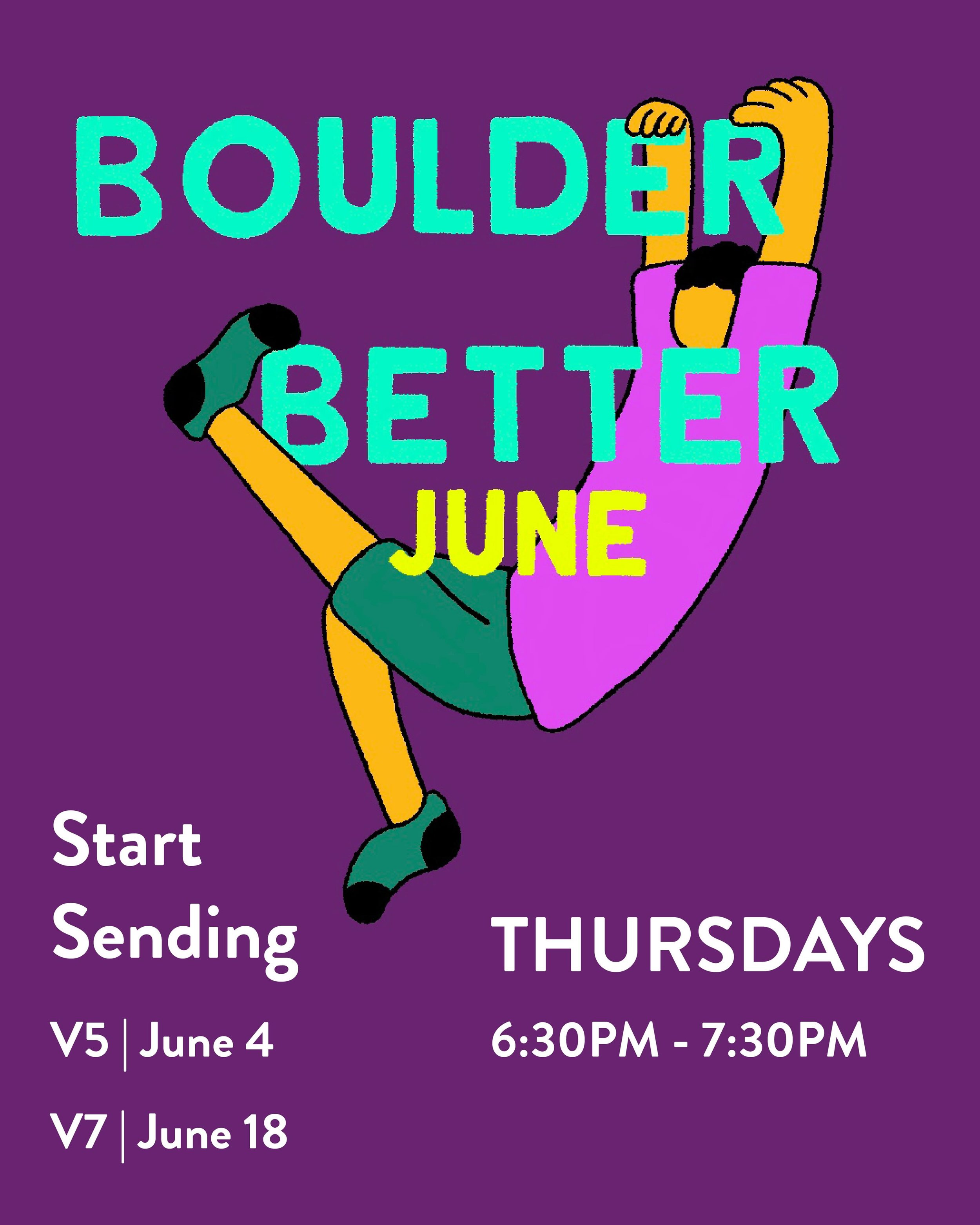 🧗&zwj;♂️ Climb smarter. Move stronger. Unlock new beta.

Boulder Better is all about refining the skills that make climbing feel easier and more controlled. Learn how to read problems more effectively, use your body efficiently, and make every move 