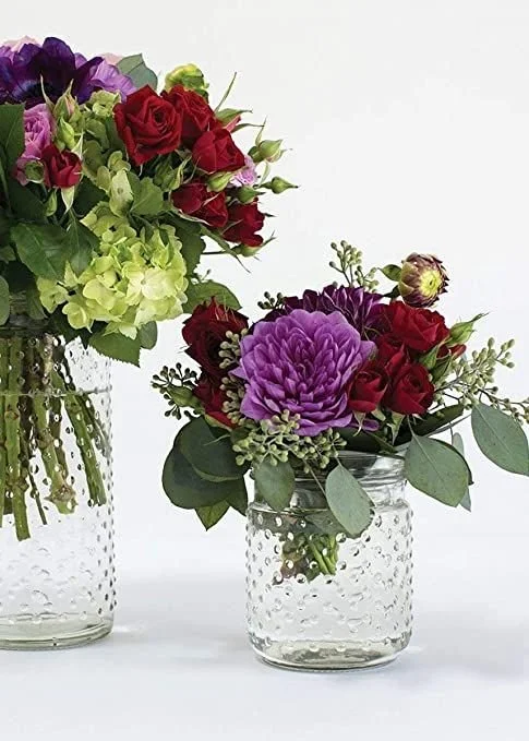 Hobnail Jar Arrangement