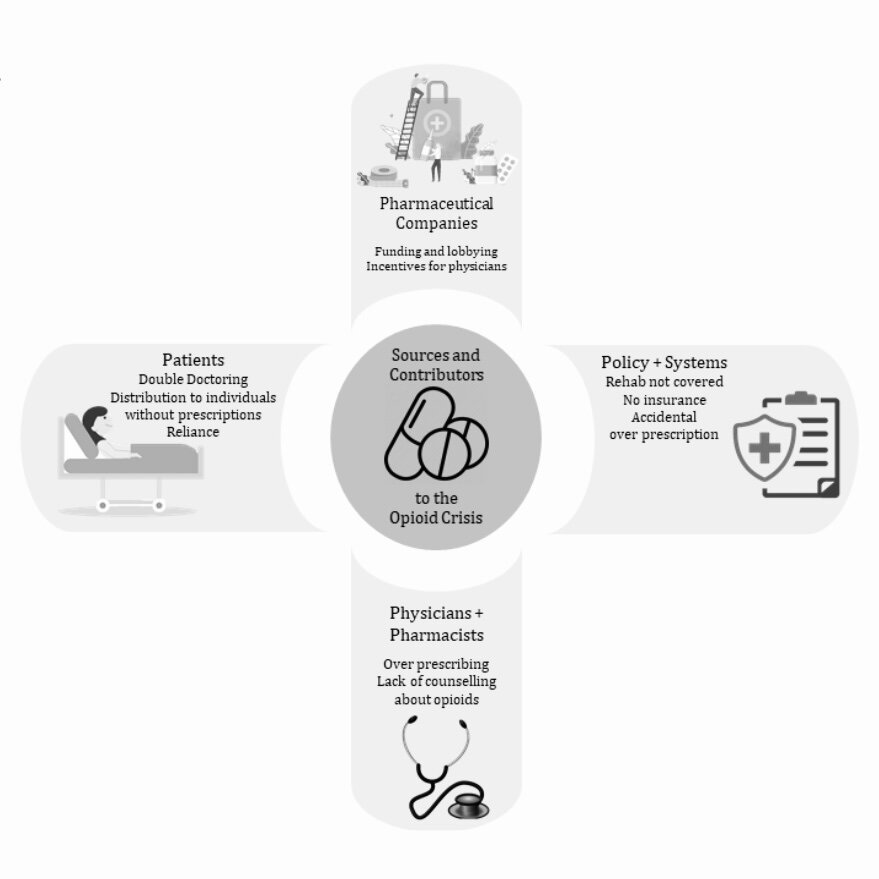 Sources and Contributors to the Opioid Crisis: Who is to blame?