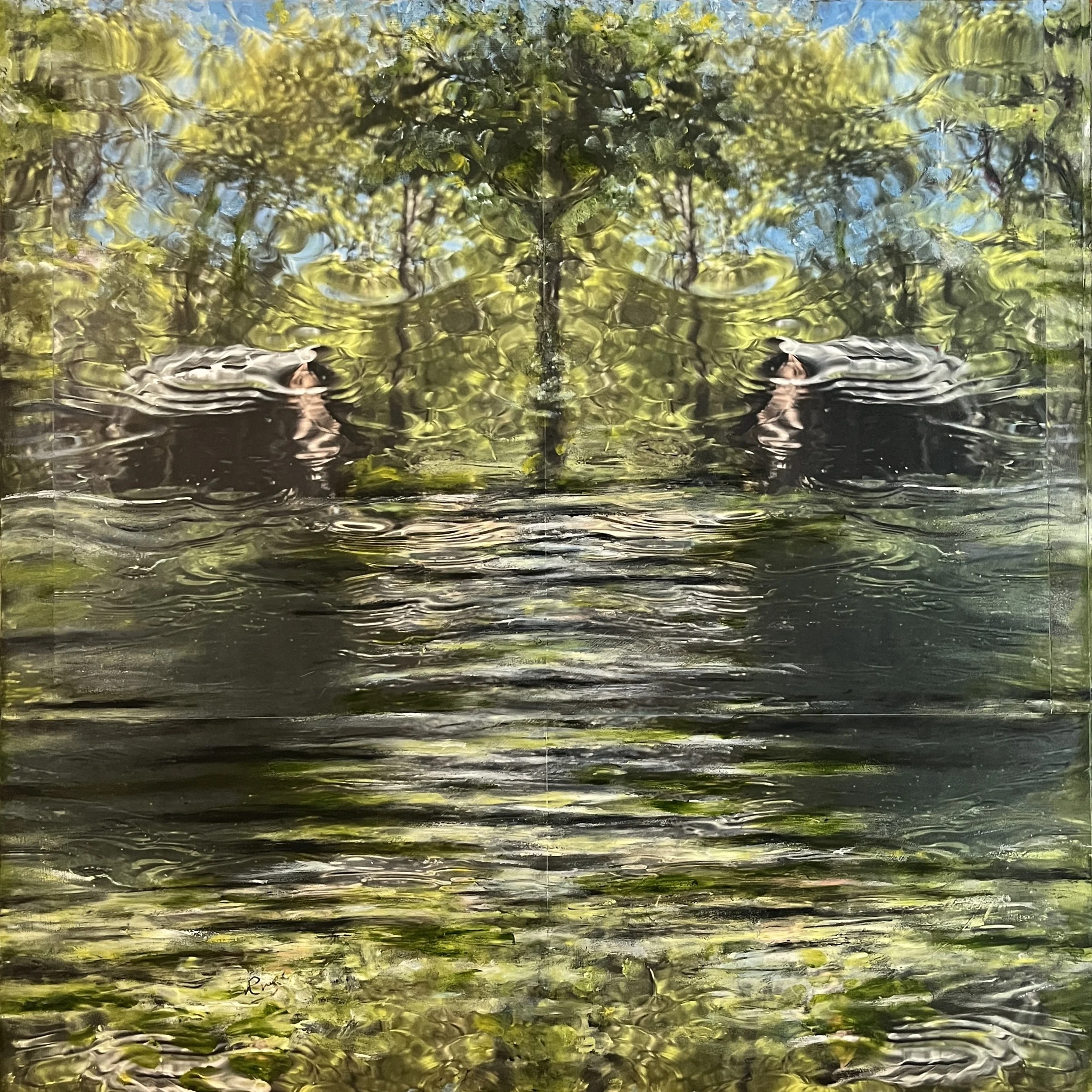 Flood Through A Prism / 24x24