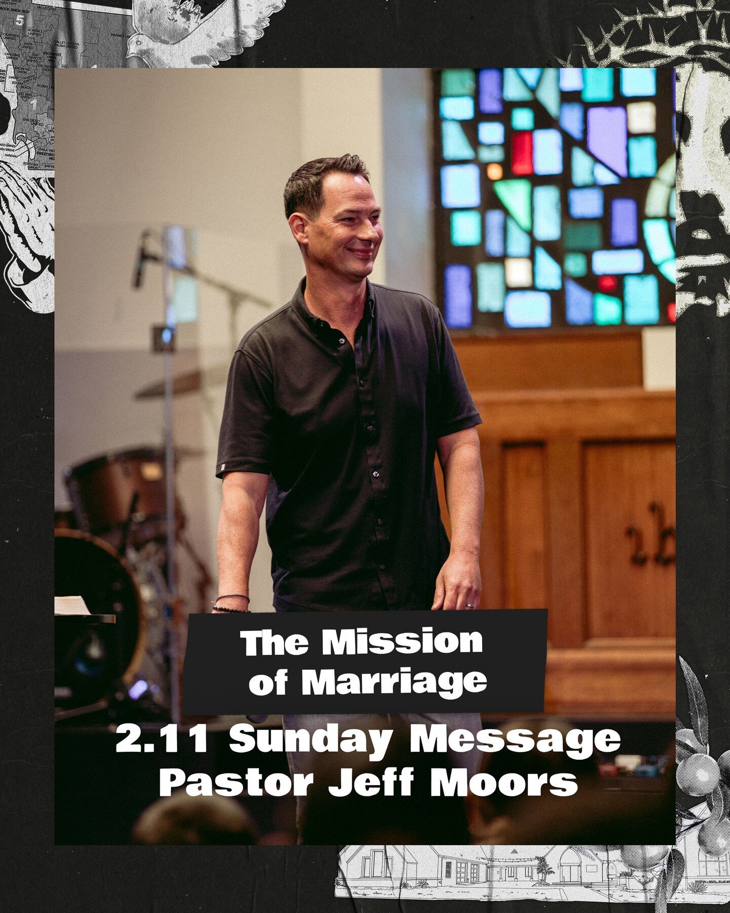 Sunday 2.11 recap! Yesterday we continued our &quot;Grit and Grace&quot; series and welcomed back Pastor @jeffmoors with the message titled &quot;The Mission of Marriage&quot;. This is great for everyone whether single, married, or even if that isn't