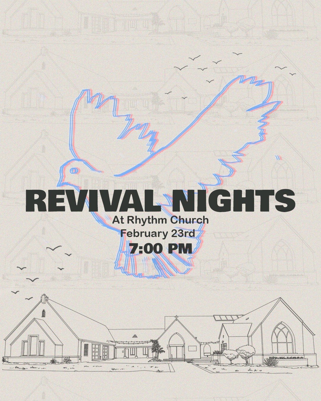 🌟✨ Join Us For Our Next Revival Nights at Rhythm Church! ✨🙏

Join Rhythm church and experience the power of worship, prayer, and spiritual awakening at our special Revival Nights! As we continue our Revival Night series in the month of February, co