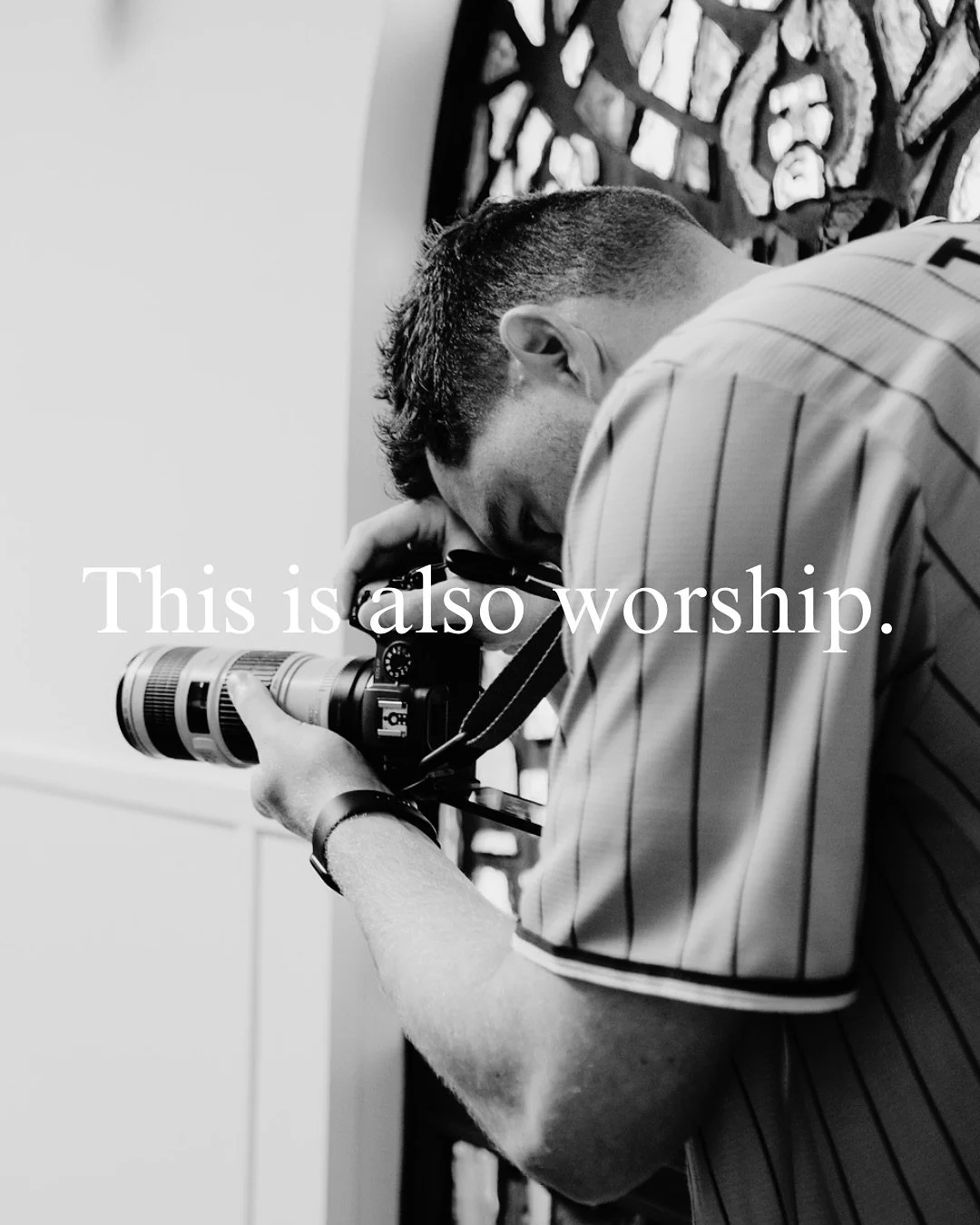 Ephesians 6:7 &ldquo;Serve wholeheartedly, as if you were serving the Lord, not people,&rdquo; 

Worship is not just singing words of praise it is also serving the Lord with the gifts He gave you