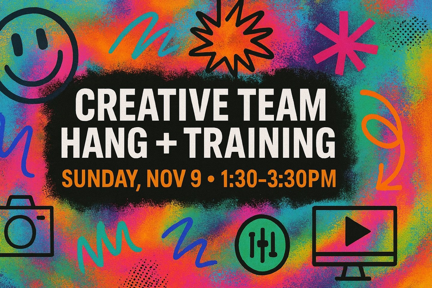 We want to see you at our creative team hang and training this Sunday at 1:30pm. If you&rsquo;re already on the team or have been interested in joining the team please join us!! 

Come hungry and register with the link in our bio!!