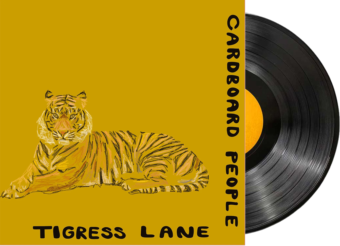 Limited Edition Vinyl, "Tigress Lane" by Cardboard People