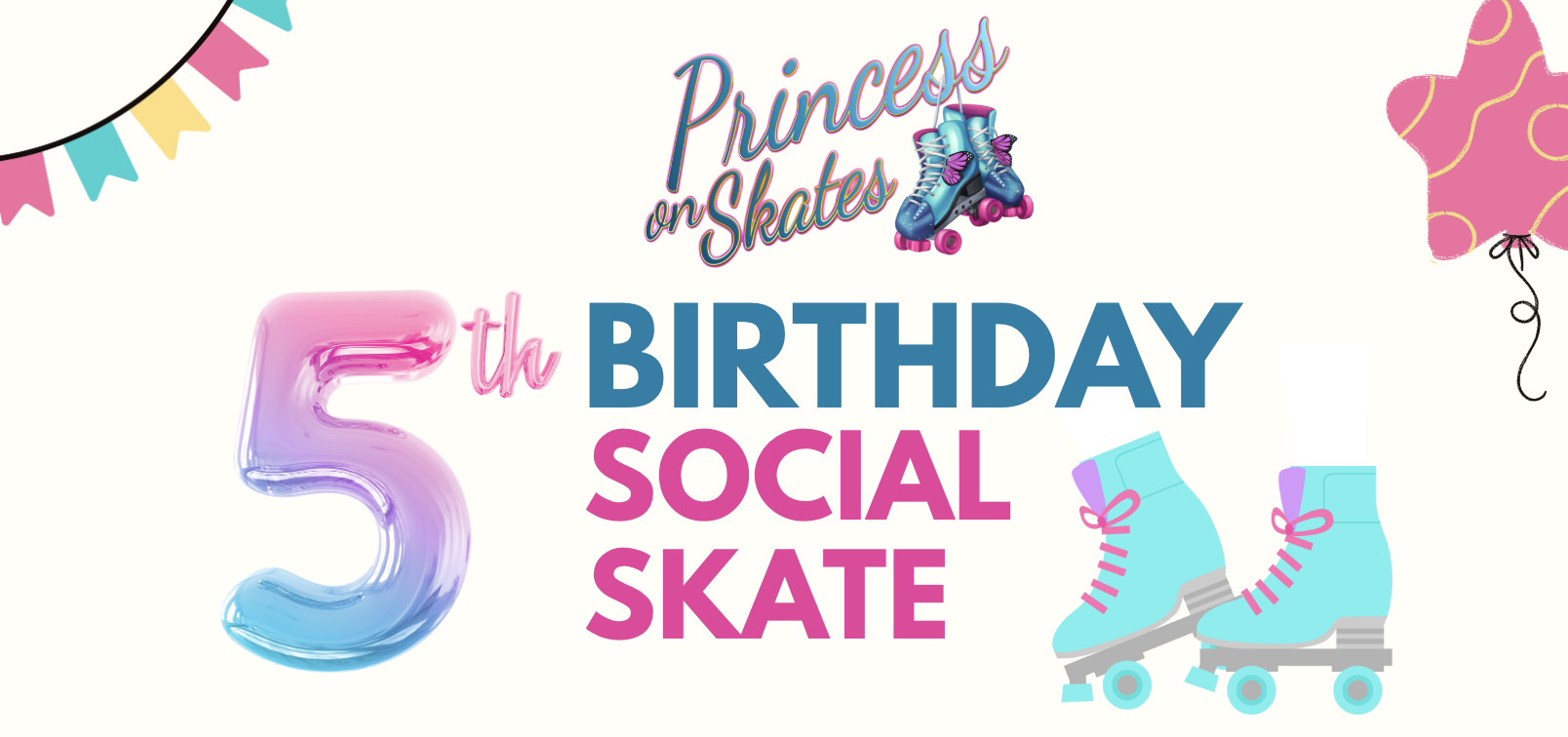 Princess on Skates 5th Birthday Social Skate