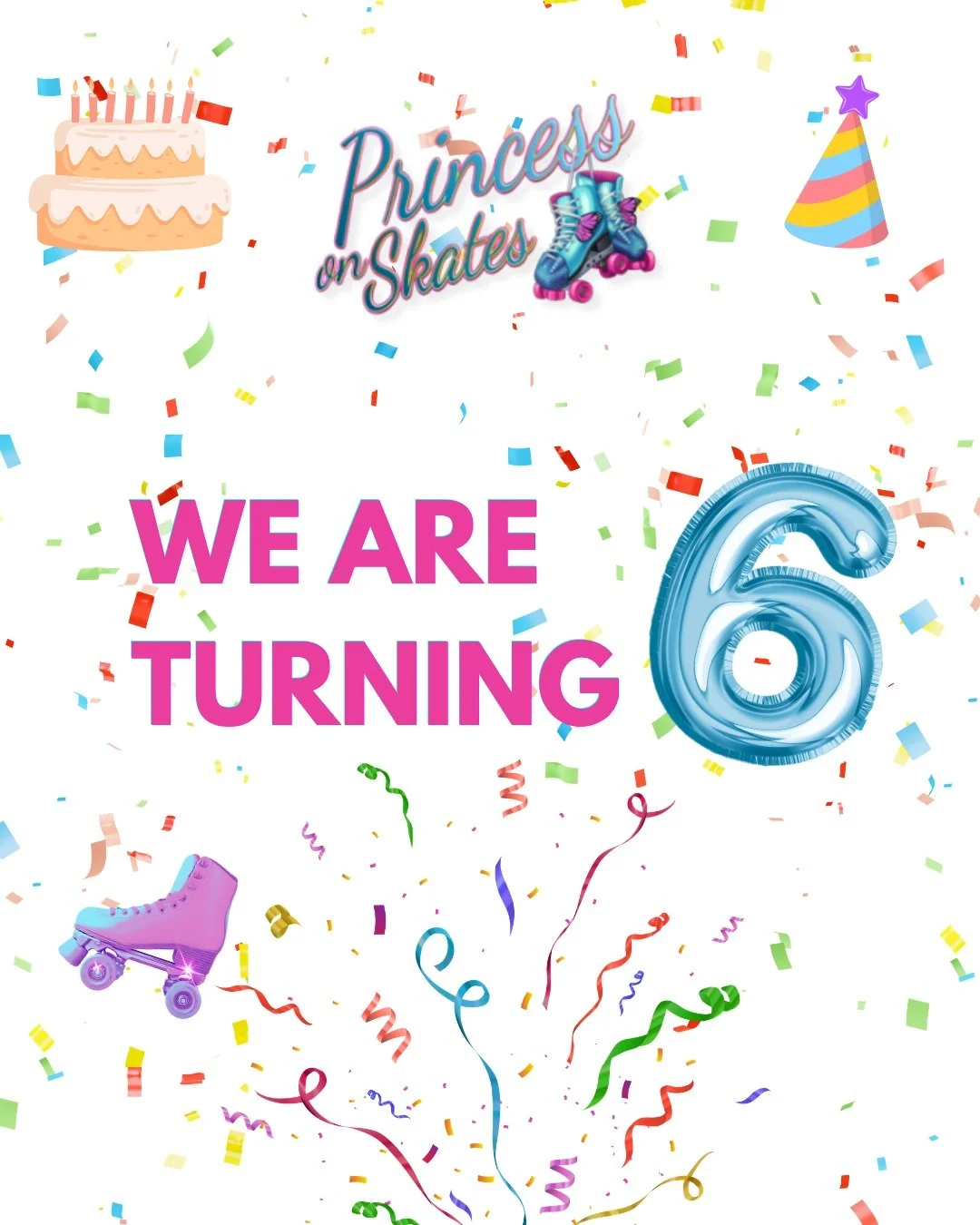 Come celebrate six wonderful years of Princess on Skates with a relaxed afternoon of skating, snacks and good vibes!

📅 Sunday 30 August
⏰ 3:00&ndash;4:30pm
📍 Donald McLean Playground, Spotswood

This is not a class, just a fun social meet-up on wh