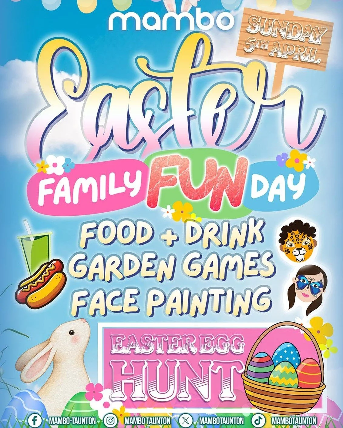 🐰 Next Sunday we&rsquo;re kicking off our first Family Fun Day of the year! 🐰

Get ready for Easter madness with an Easter egg hunt, delicious food from Miller&rsquo;s Yard, garden games, and loads more fun for everyone!

✨ Not feeling the family f