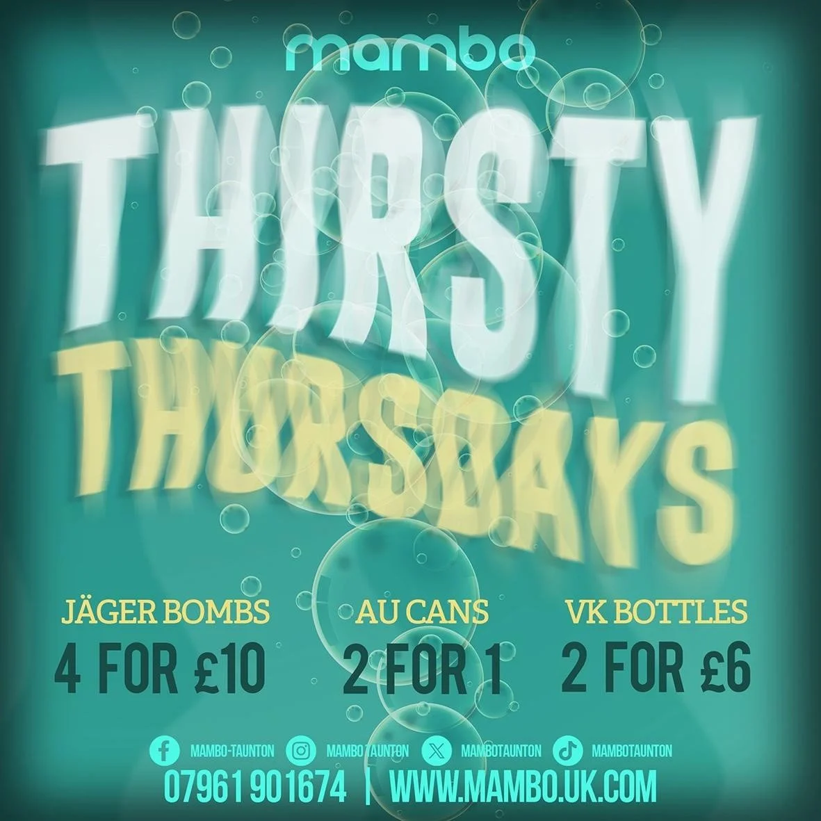 Thursdays = pre‑weekend chaos, and we absolutely stand by it.
We&rsquo;ve got the deals. We&rsquo;ve got the vibes.
All we&rsquo;re missing&hellip; is you. 🔥✨