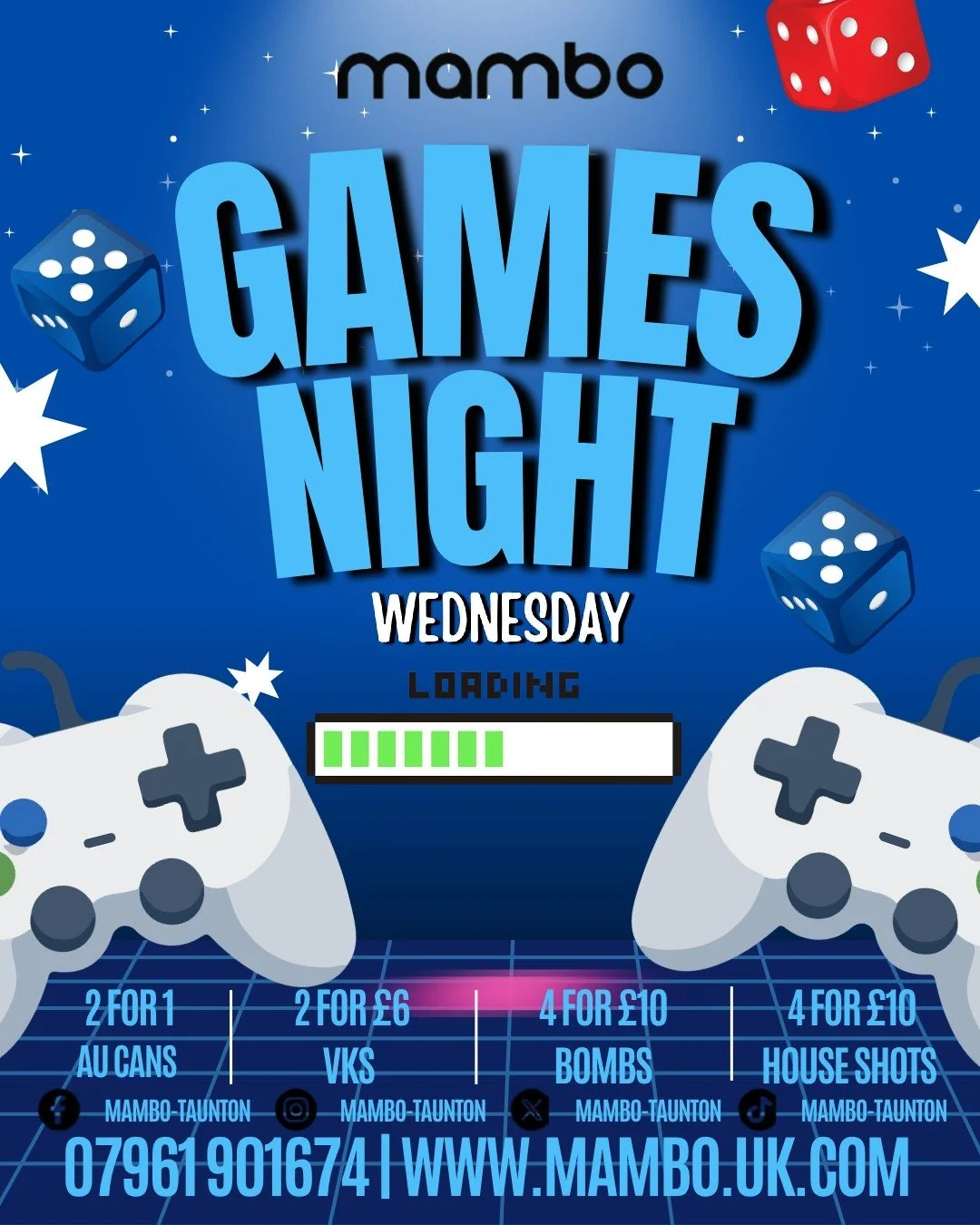 🎮 Game Night: No Save Points, No Mercy 🎮

Crack open a few cans of AU, disappear into the snug, and prepare to lose friendships over button‑mashing.

Vibes downstairs.

Chaos upstairs.

💥 Deals unlocked all night if you play your cards right 👀