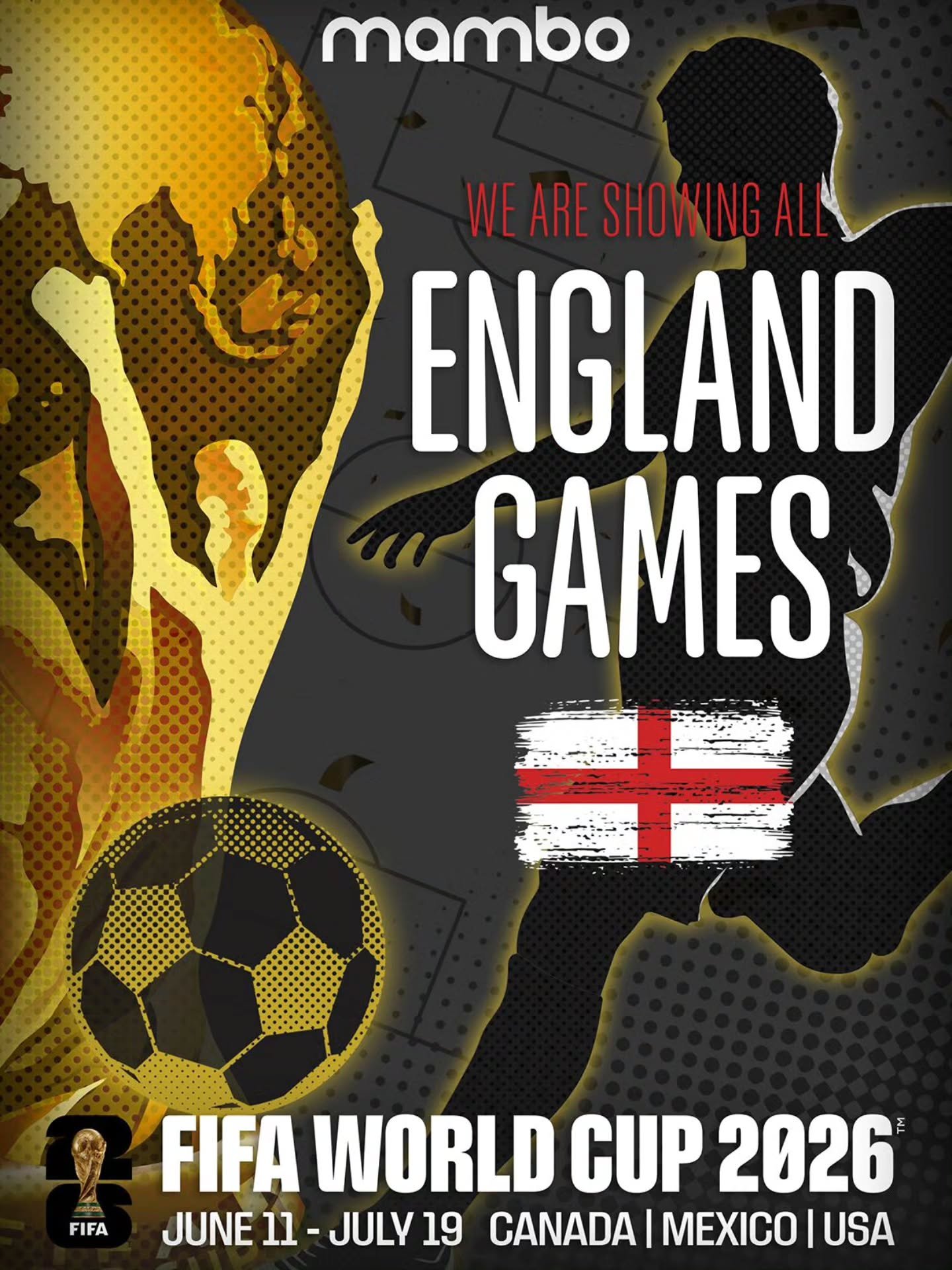 ⚽ The World Cup is taking over our big screens this year and honestly&hellip; we&rsquo;re not sorry.

👀 Extra‑big screens

🍺 Ice‑cold pints

🟥 Absolutely elite referee slander

We&rsquo;re showing every kick, miss, scream and last‑minute winner.
L