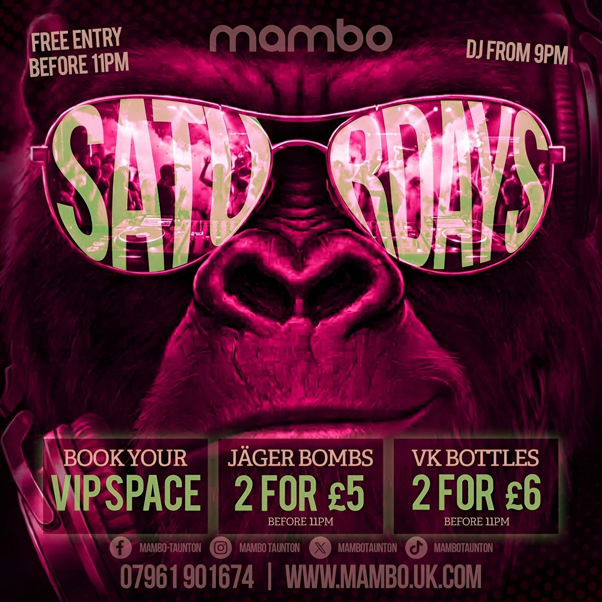 You already know there&rsquo;s only one place to be on a Saturday night&hellip; 👀✨

The DJ&rsquo;s on, the deals are fresh, and entry is FREE until 11pm.

No excuses. No early nights.
Let&rsquo;s goooo 🪩🔥