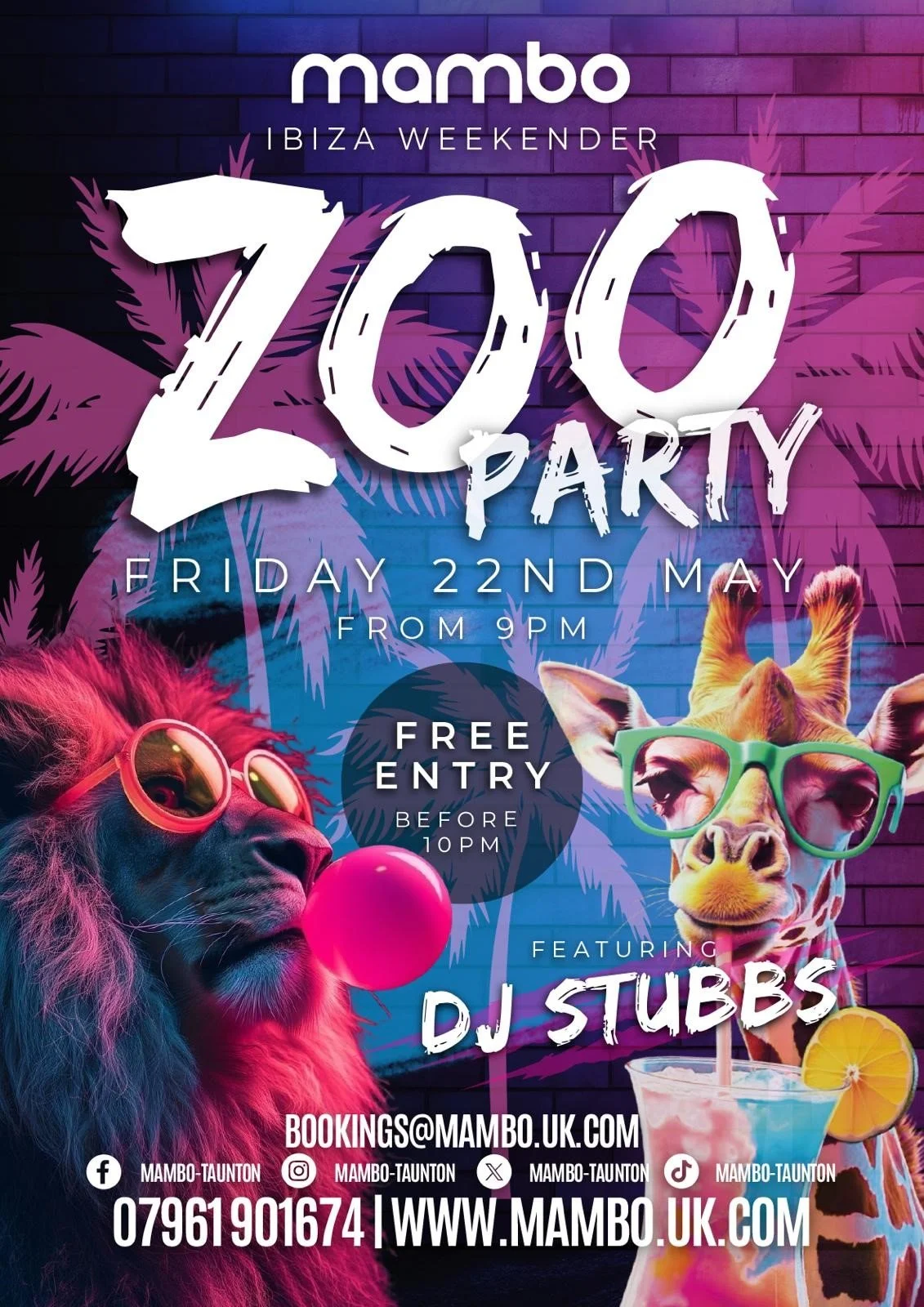 BANK HOLIDAY - ZOO PARTY