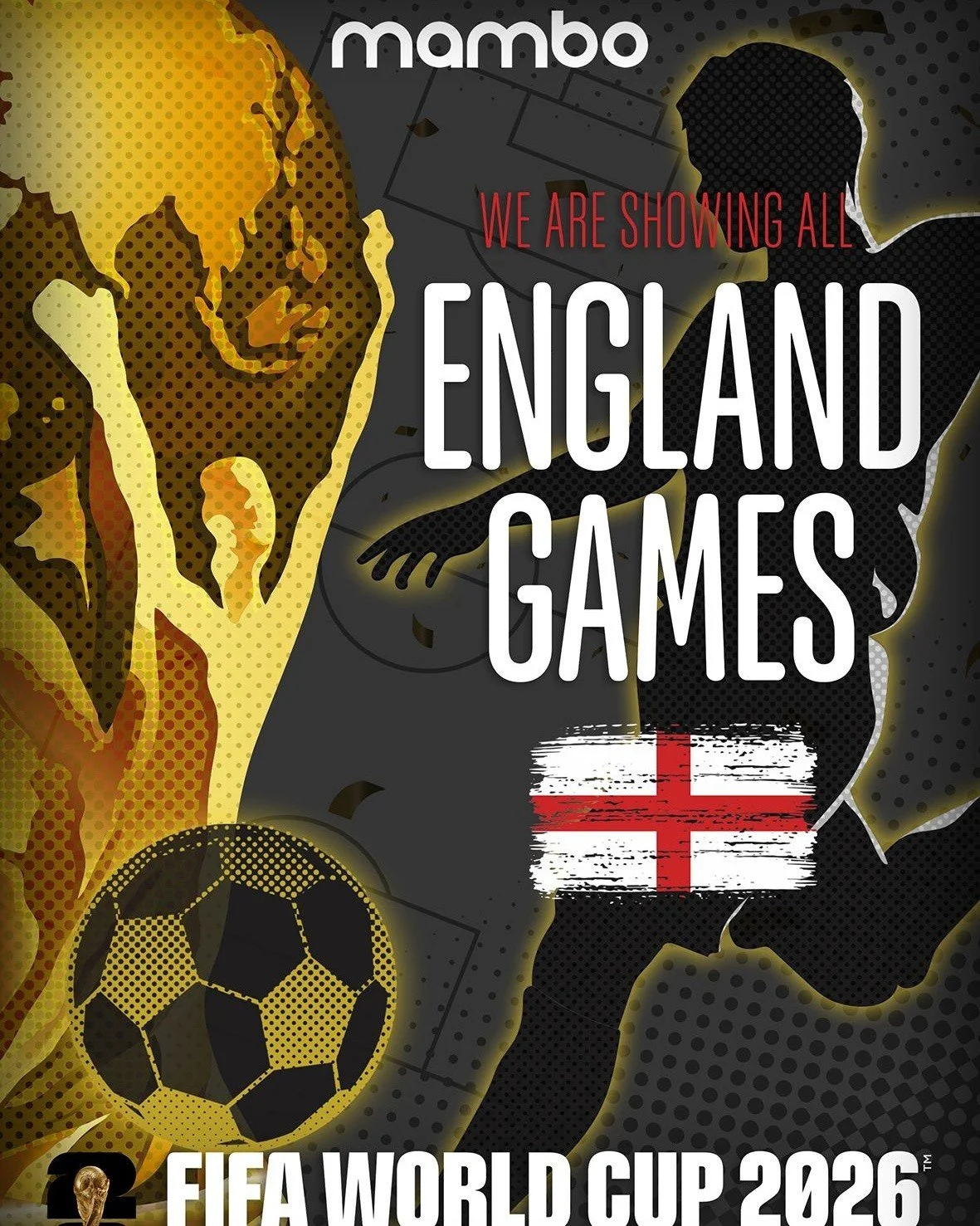 ⚽🔥 THE WORLD CUP IS CALLING&hellip; AND YOU ALREADY KNOW WHERE TO BE 🔥⚽ 

If you&rsquo;re not watching it with us at Mambo&hellip; are you even doing it right? 👀 

We&rsquo;ve got you covered with:
📺 2 BIG SCREENS + 7 TVs &ndash; every kick, ever