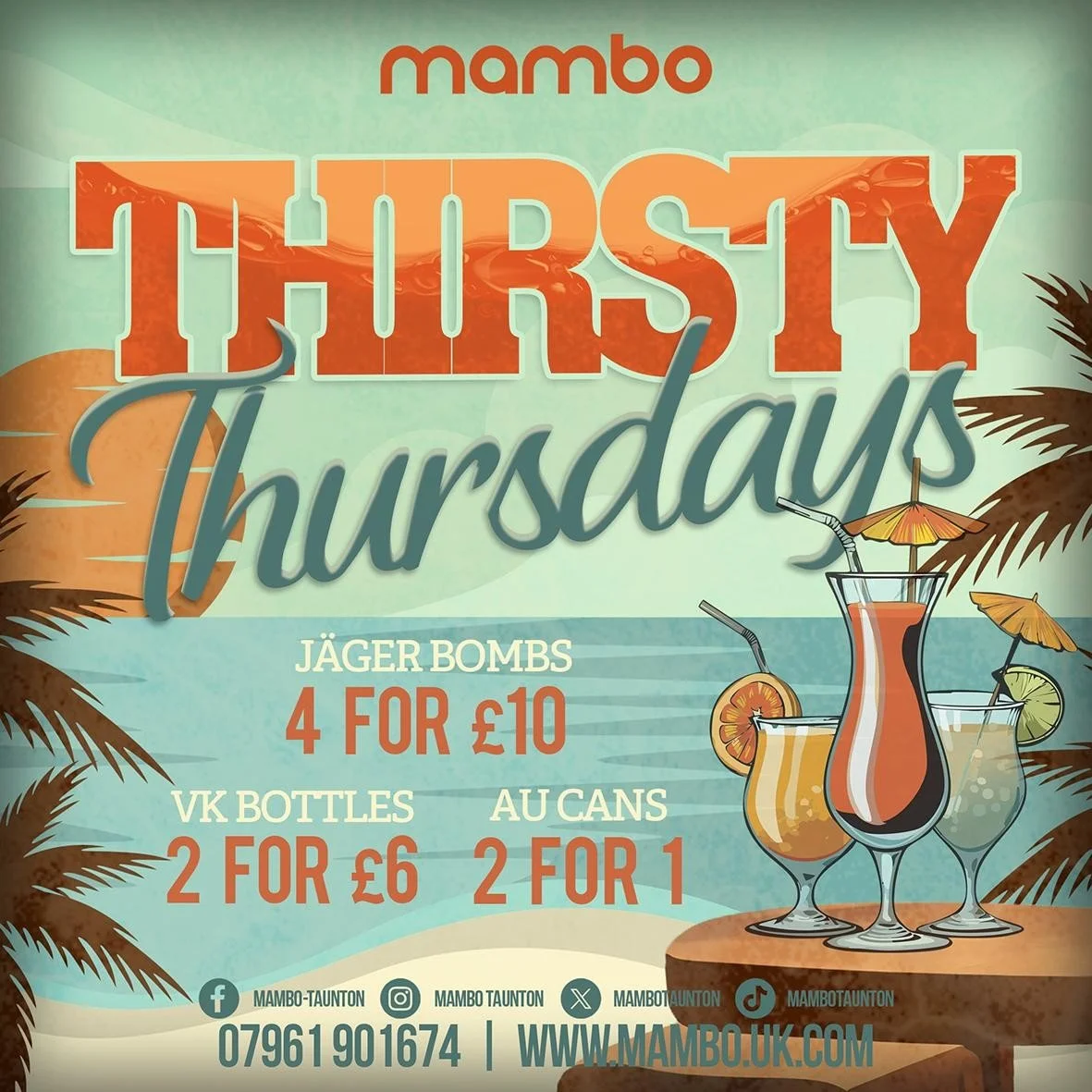 Turn up the heat, cool down in style ☀️🍹

Signature cocktails, curated beats, and the perfect pre-weekend escape, see you in 10 💨💨