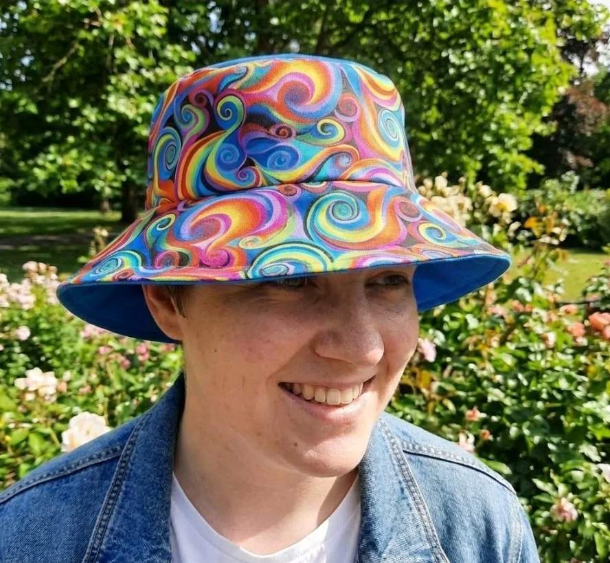 festival  summer   reversible bucket hat   inclusive fun  hats