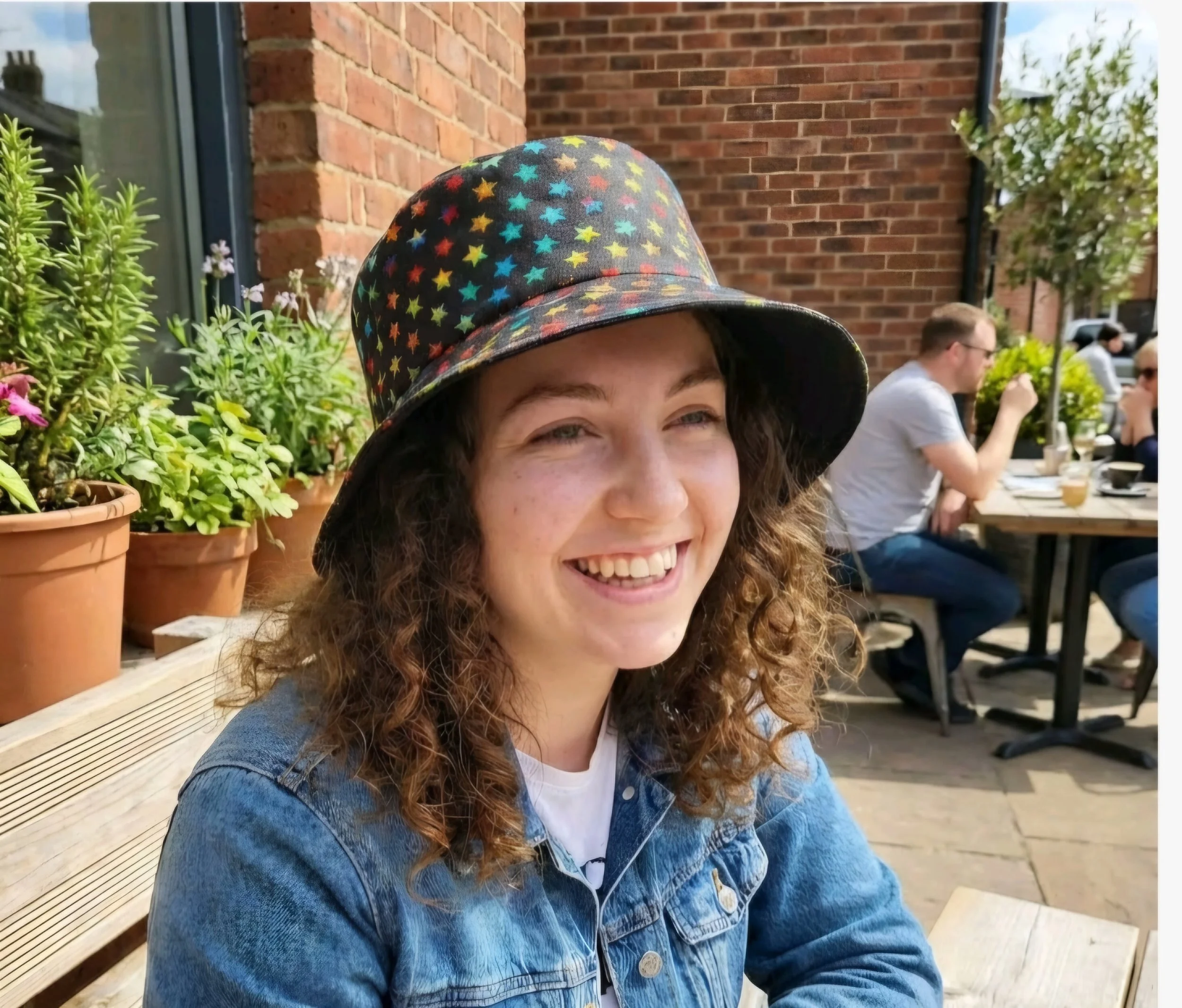 festival  summer   reversible bucket hat   inclusive fun  hats  multi stars