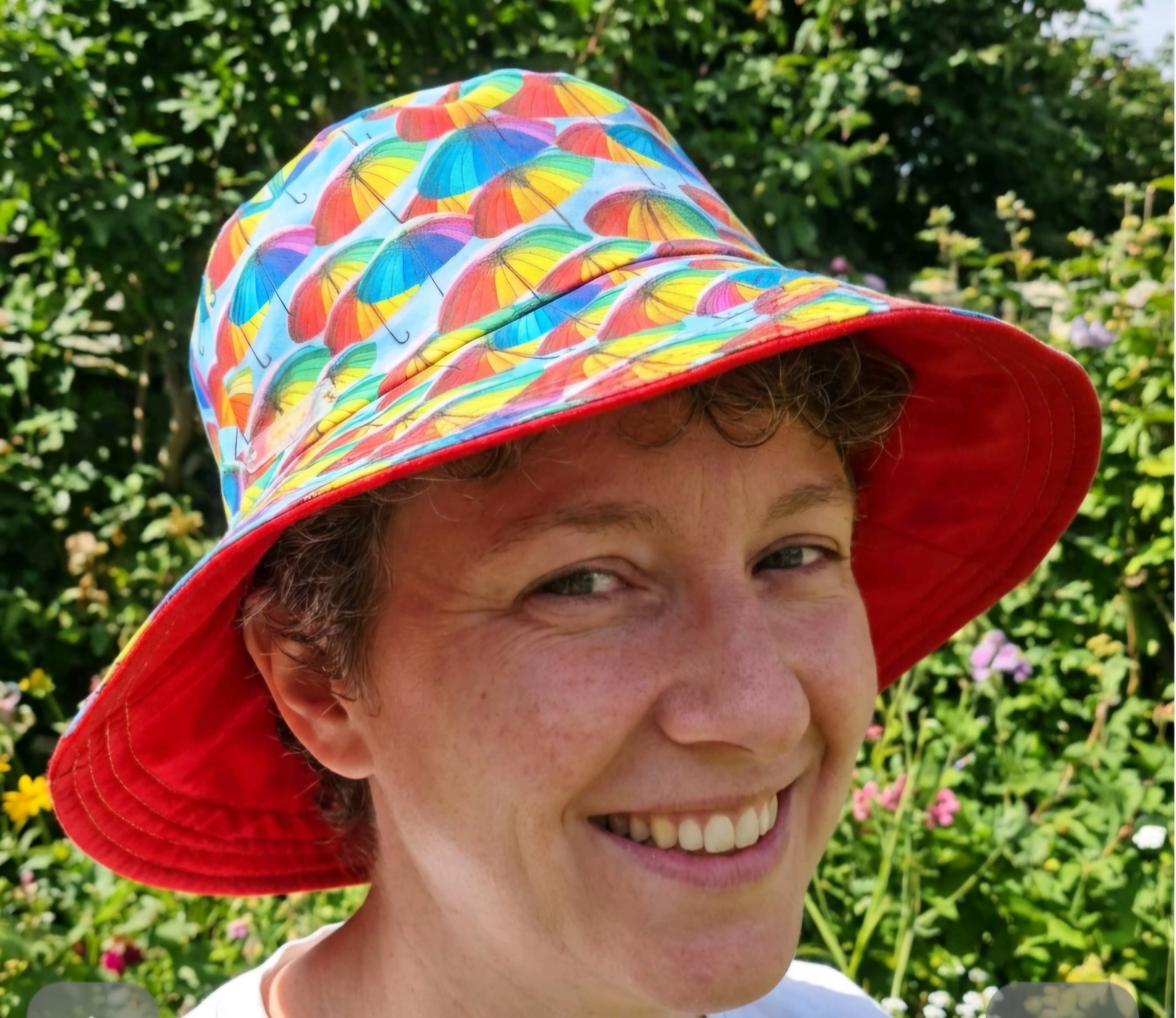 festival  summer   reversible bucket hat   inclusive fun  hat umbrellas