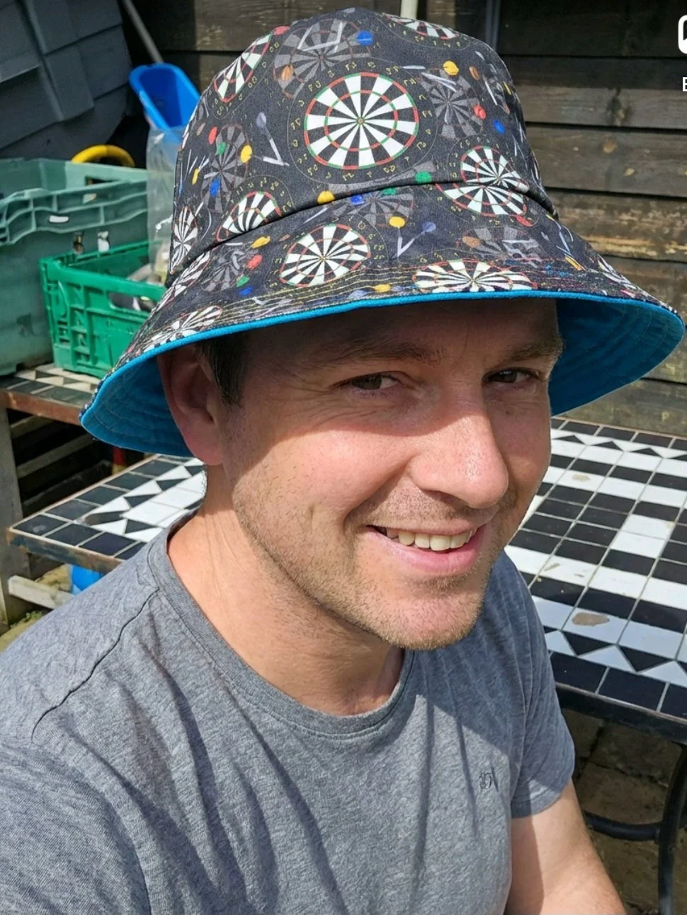 festival  summer   reversible bucket hat   inclusive fun   hat darts